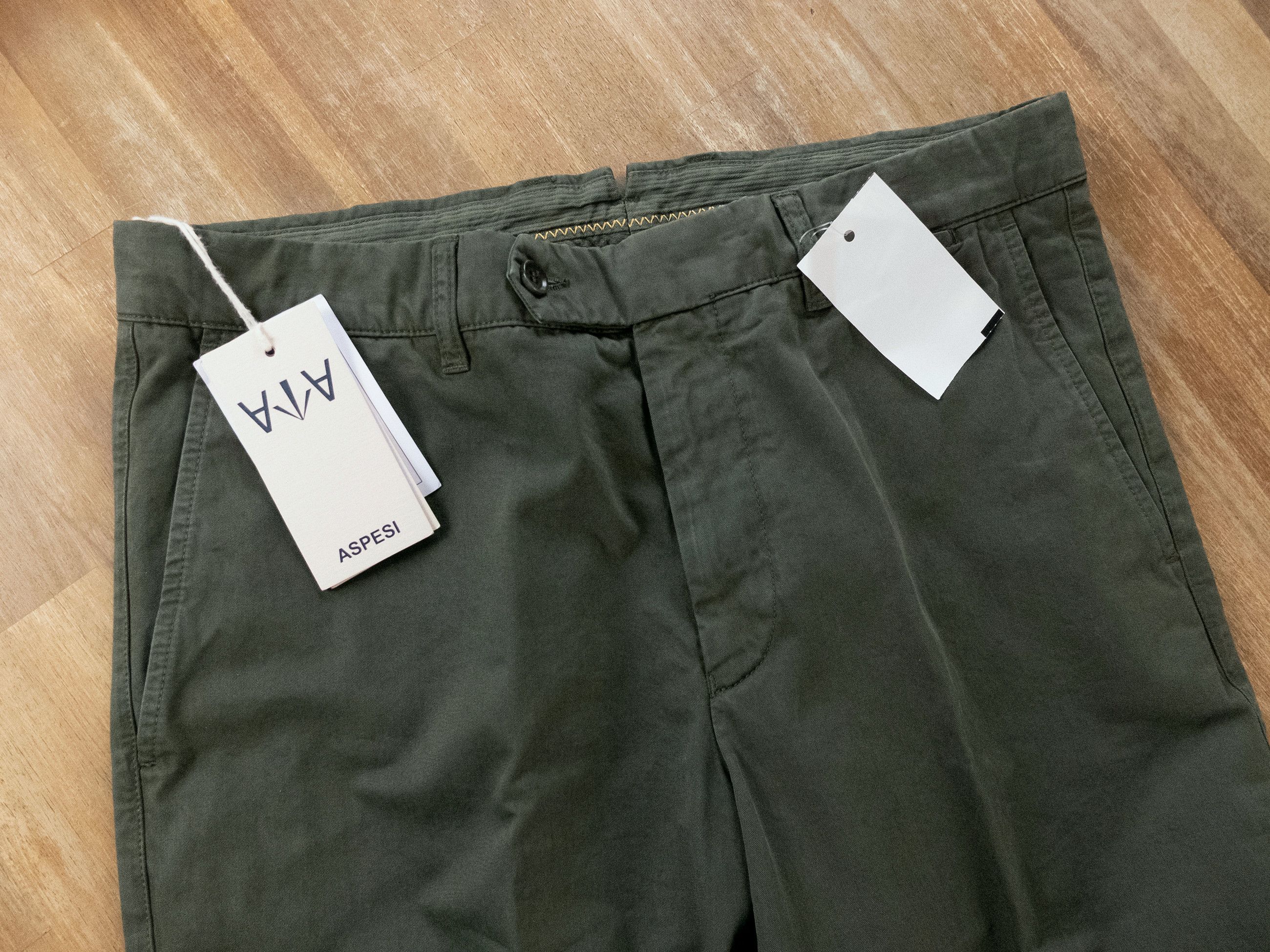 Aspesi ASPESI New Herman khaki green pants trousers Size 32 Size US 32 / EU 48 - 3 Thumbnail