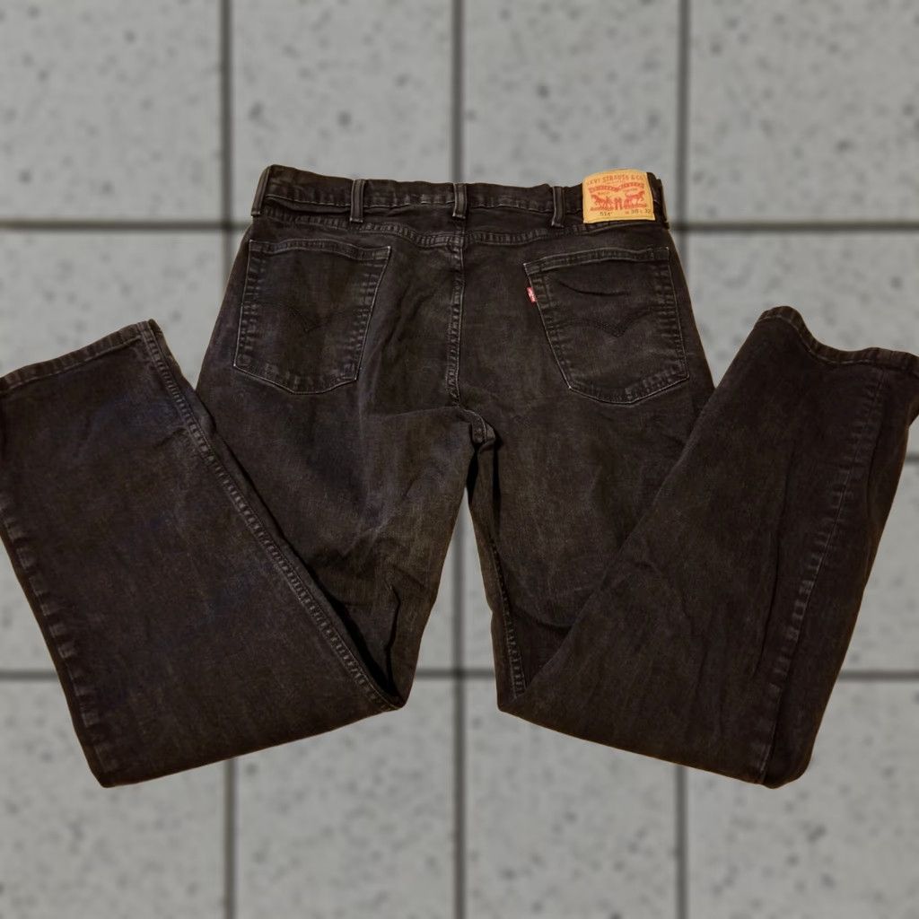 Levi's Mens Levi's 514 Jeans Slim Straight Black Denim Pants Size US 38 / EU 54 - 1 Thumbnail