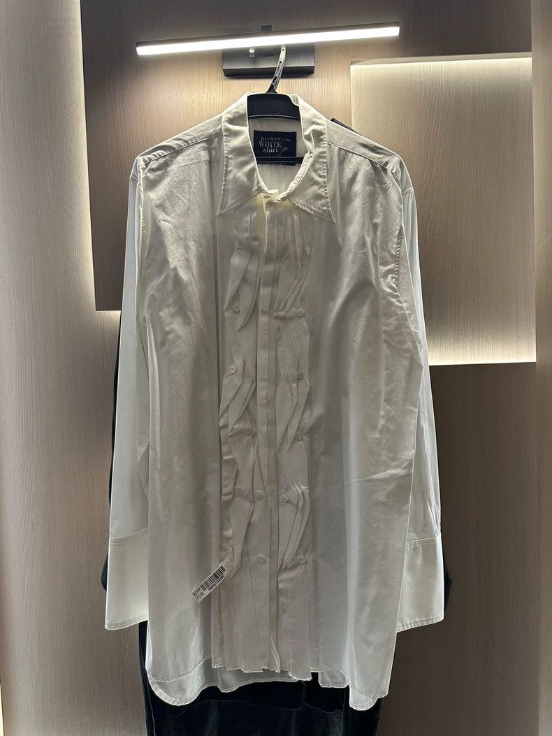 Yohji Yamamoto Yohji Yamamoto Palace White Shirt Size US L / EU 52-54 / 3 - 3 Thumbnail