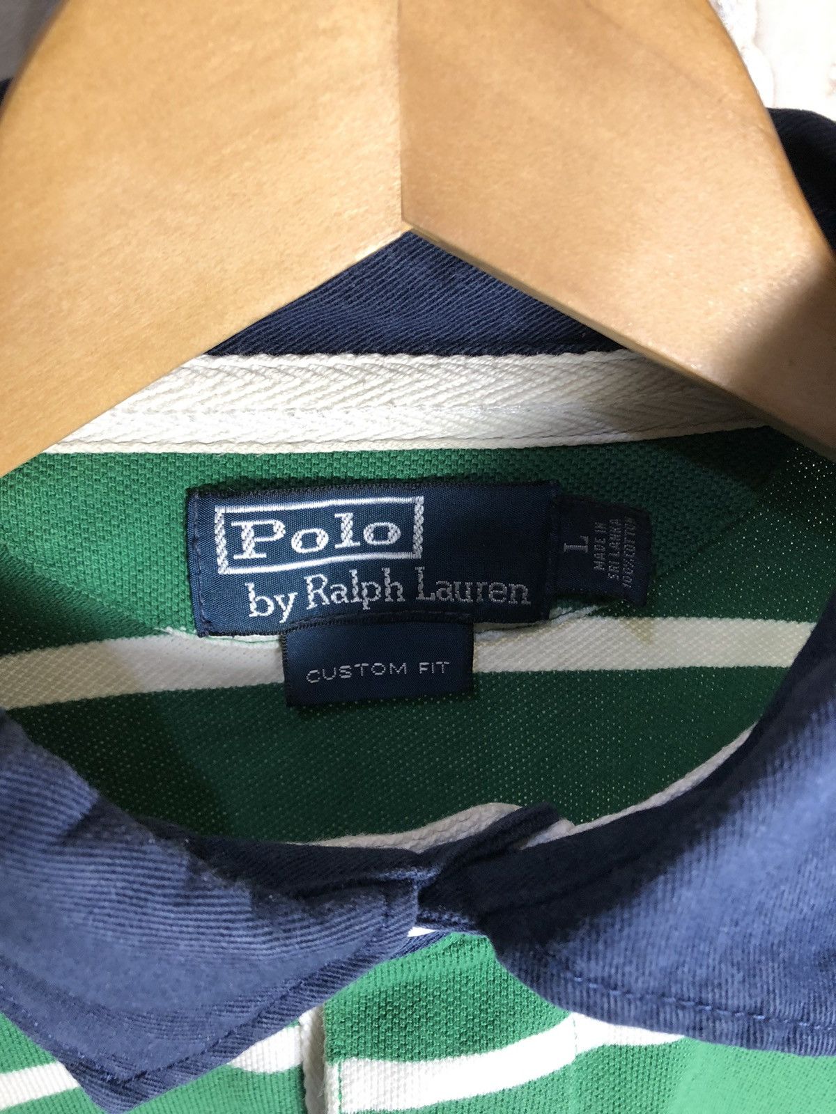 Polo Ralph Lauren VERY RARE POLO RALPH LAUREN RETRO RUGBY DESIGNER Y2K 90s USA Size US L / EU 52-54 / 3 - 3 Thumbnail