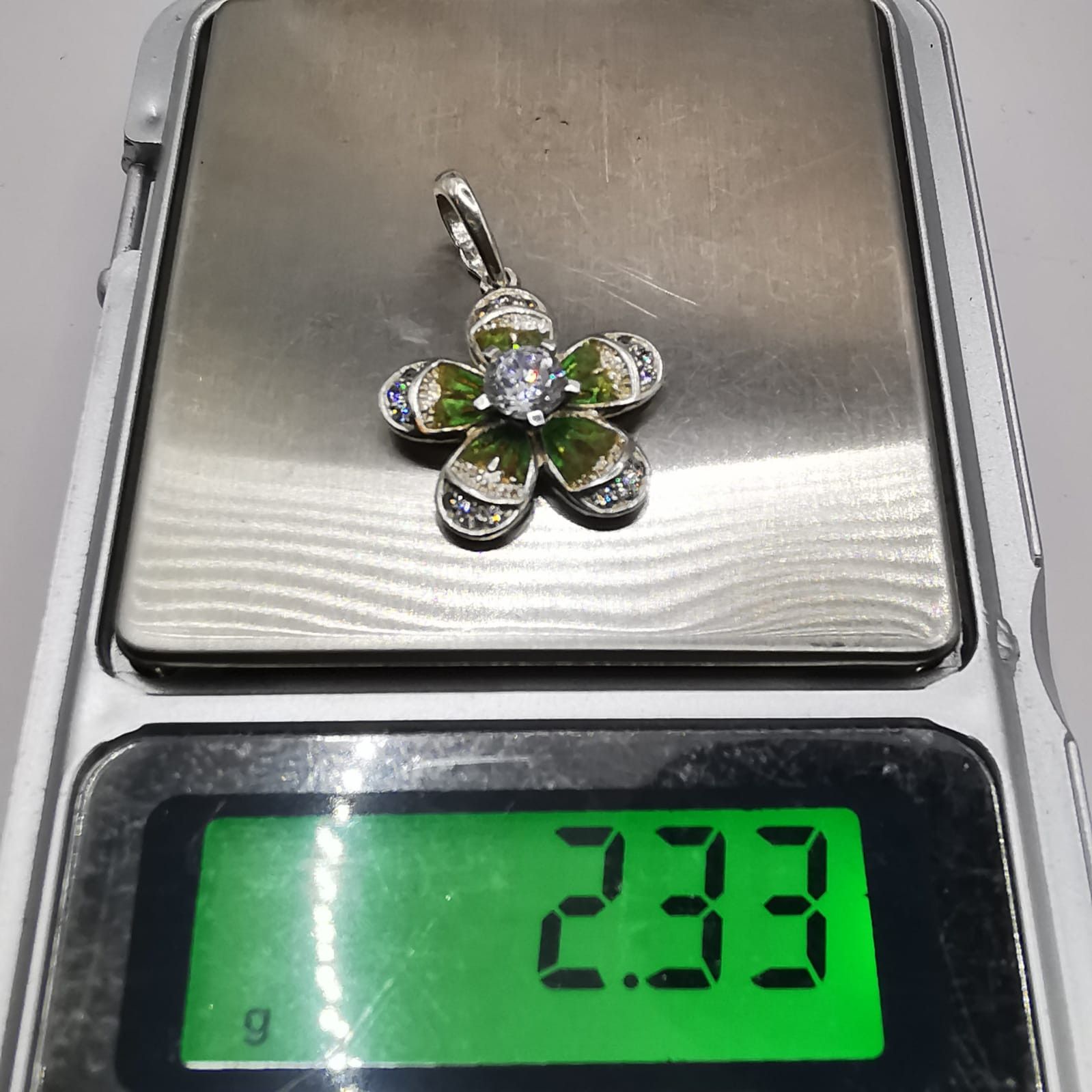 Sterling Silver Vintage Elegant Pendant made of 925 silver 2,33g Size ONE SIZE - 8 Thumbnail