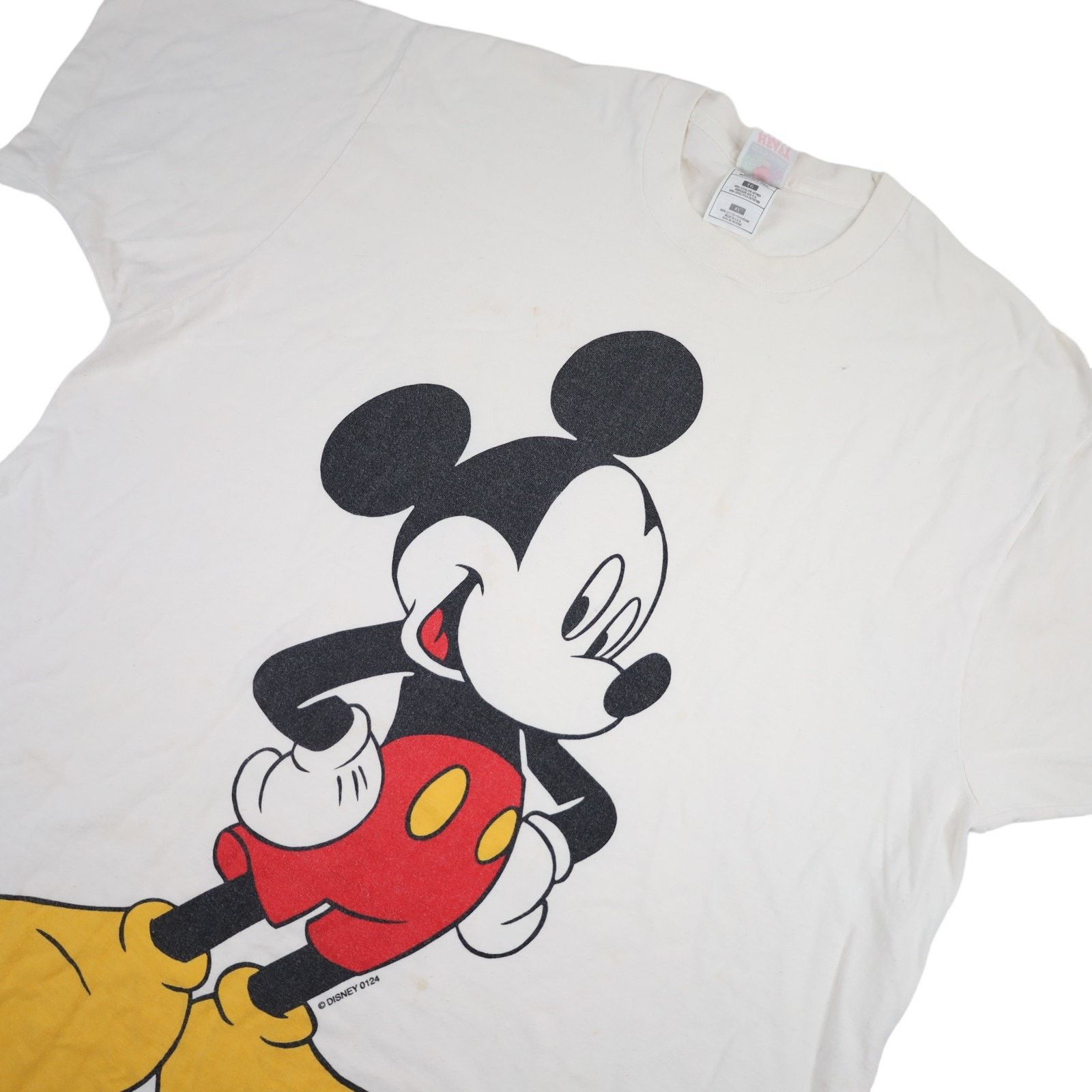 Disney × Vintage Vintage Disney Mickey Mouse Big Graphic T Shirt Size US XL / EU 56 / 4 - 2 Thumbnail