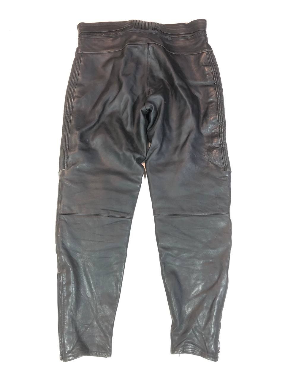Japanese Brand × Leather Akito Leather Motorcycle Pants Vintage Size US 35 - 5 Thumbnail