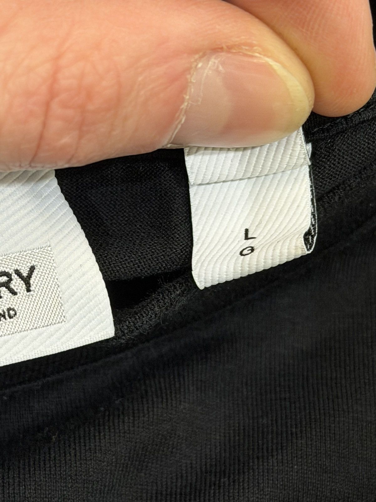 Burberry Burberry Shark Risk Tee - Black Size US L / EU 52-54 / 3 - 4 Thumbnail