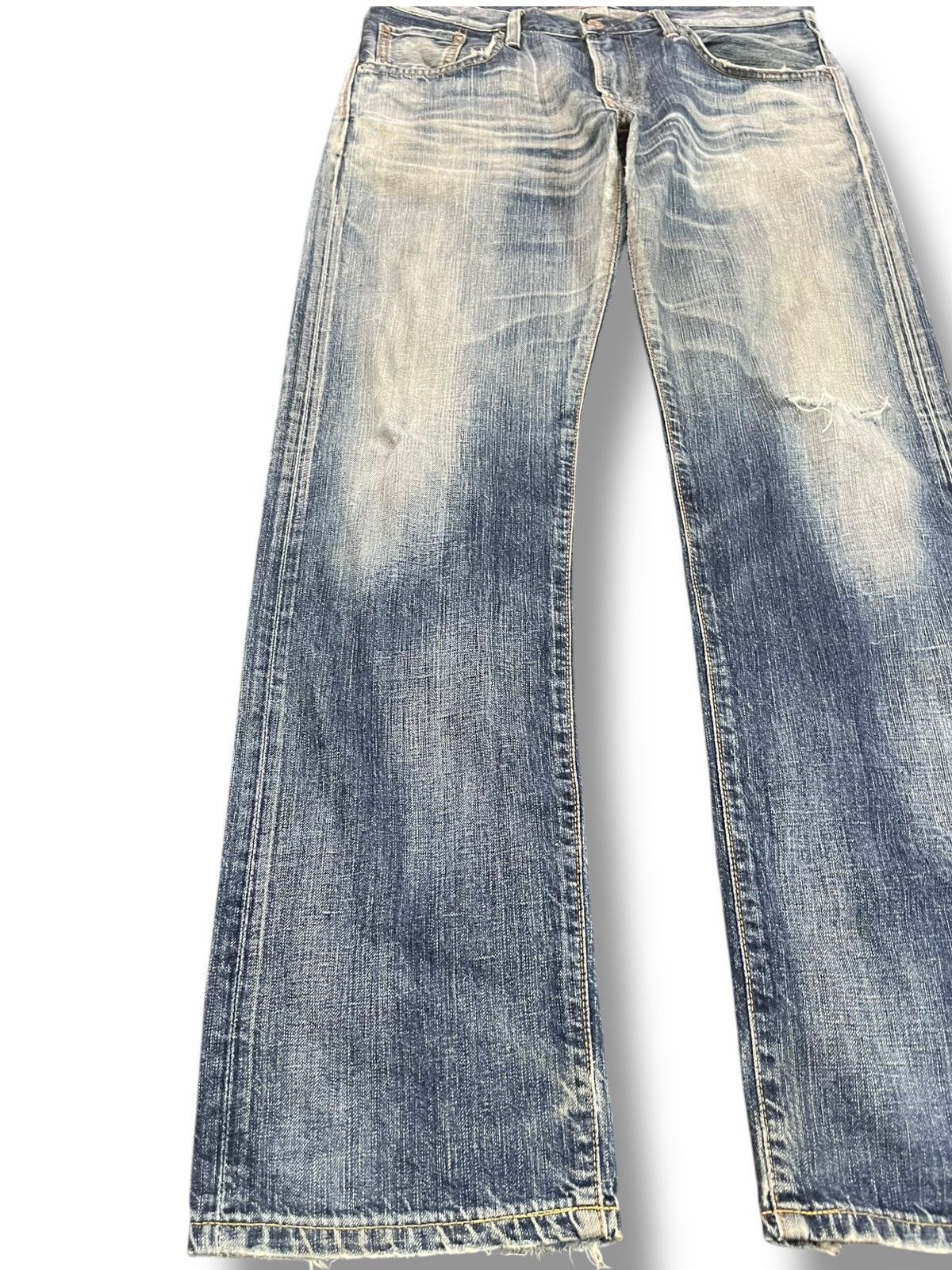 Edwin × Hysteric Glamour Vintage Edwin 503 Rebel Vintage Grunge Distressed Denim Size US 34 / EU 50 - 3 Thumbnail