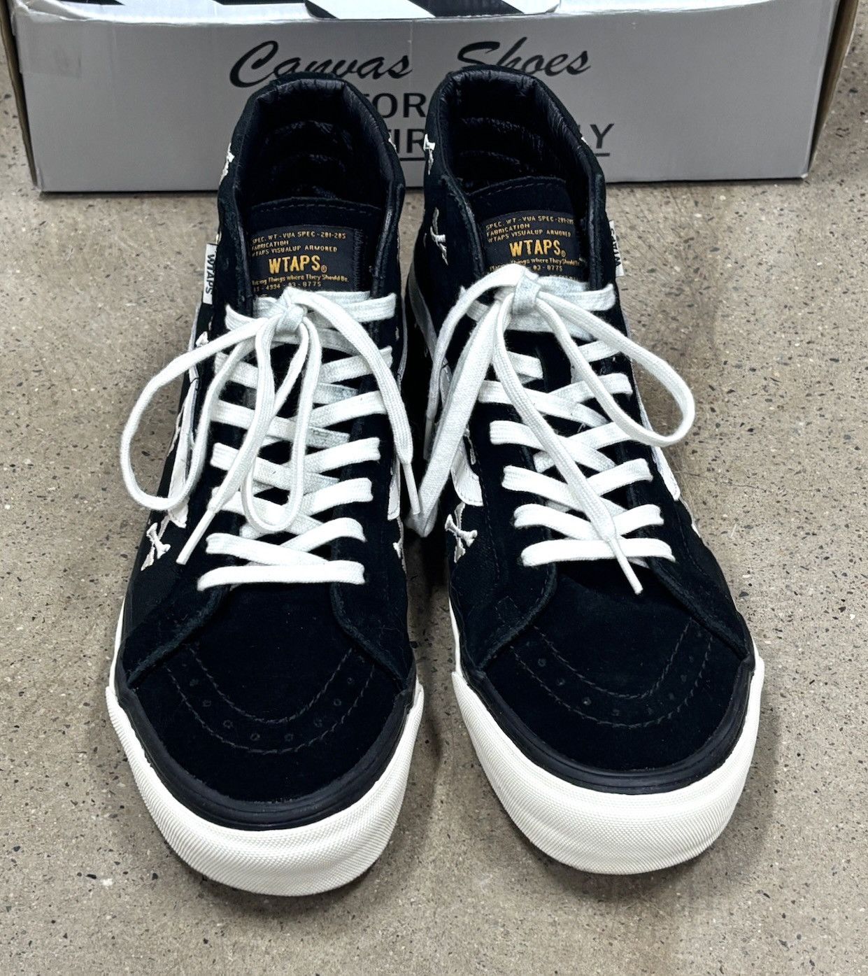 Vans × Wtaps Wtaps x Vans OG SK8 Hi Bones black Size US 10 / EU 43 - 4 Thumbnail