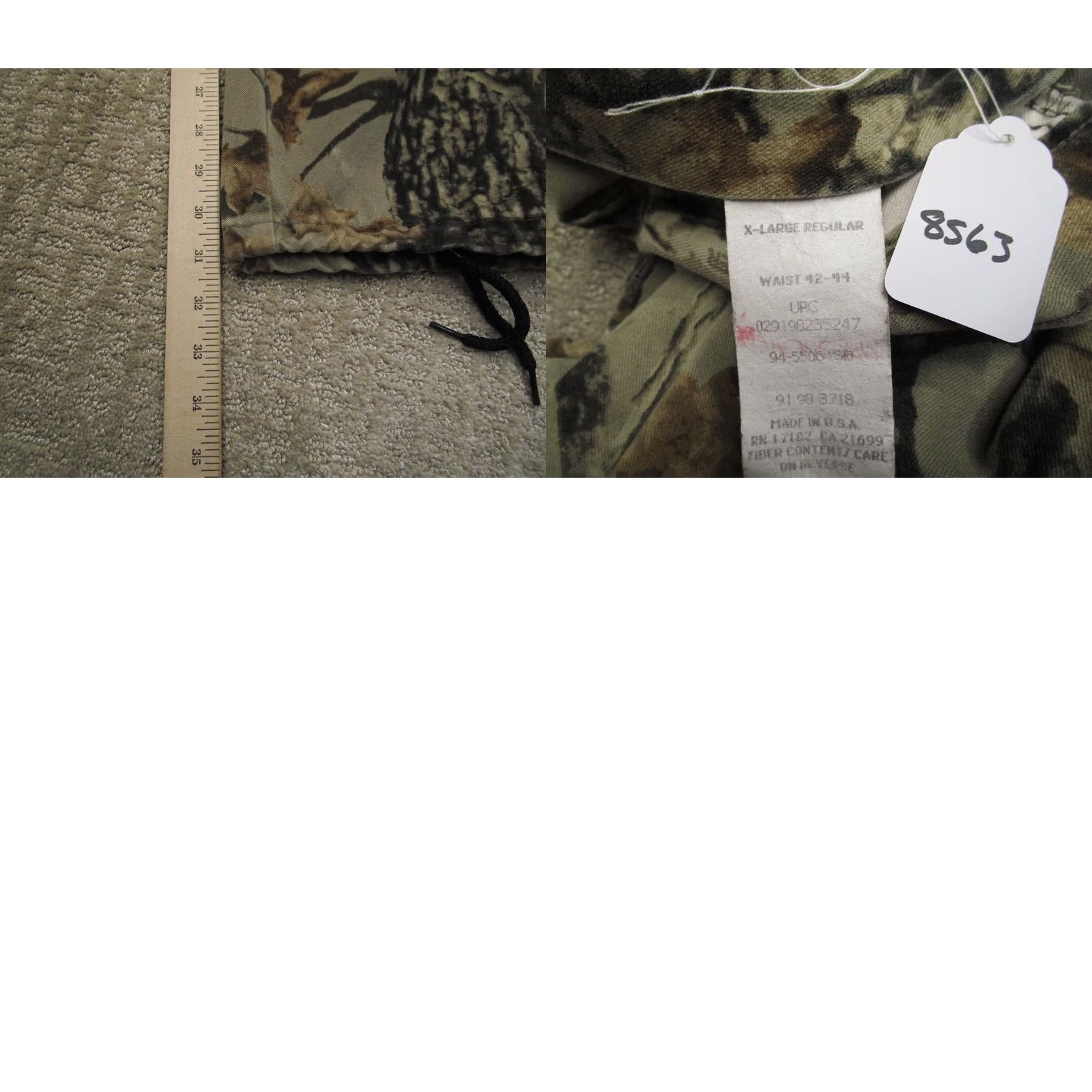 Commando VINTAGE Commander Pants Men Cargo Pants 90s Camouflage Brown XS? Size US 42 / EU 58 - 8 Thumbnail