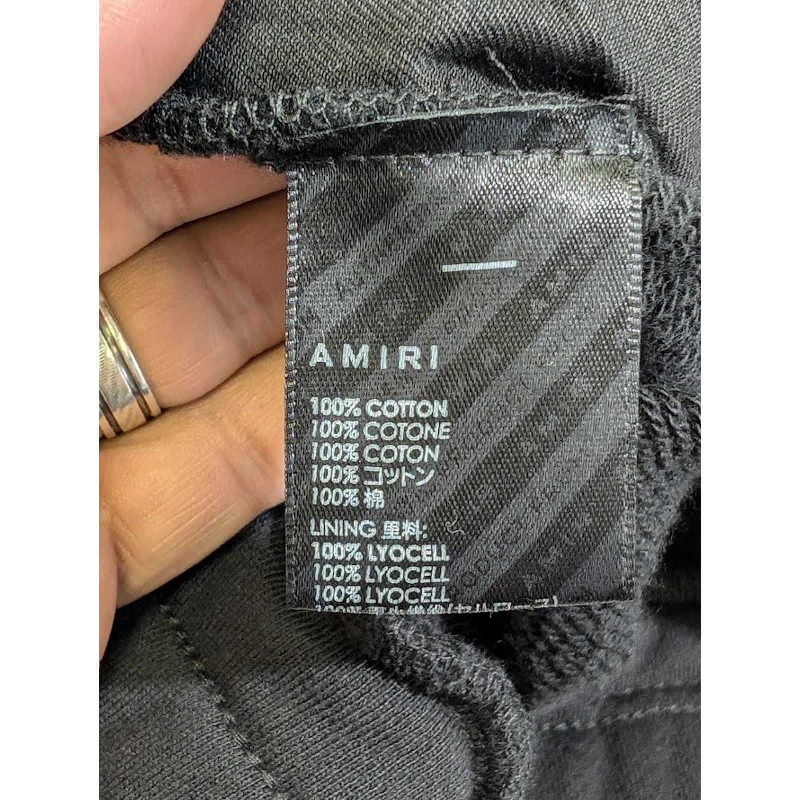 Amiri o1rshd1 Checkered Bones Sweatpants in Black Size US 36 / EU 52 - 21 Thumbnail