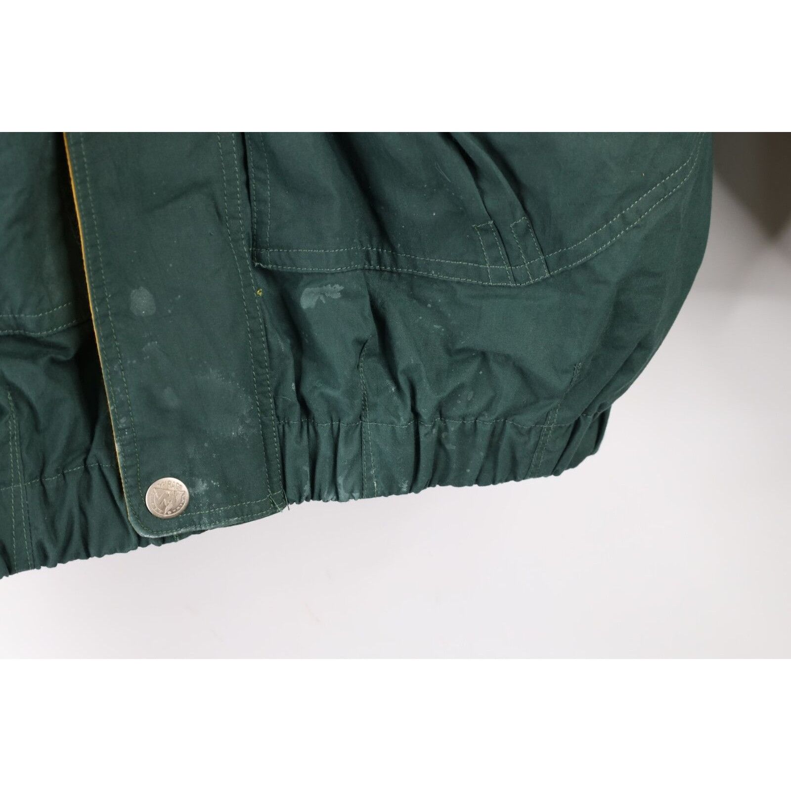 Vintage NOS Vintage 90s Hooded Oakland Athletics Baseball Jacket Size US M / EU 48-50 / 2 - 7 Thumbnail