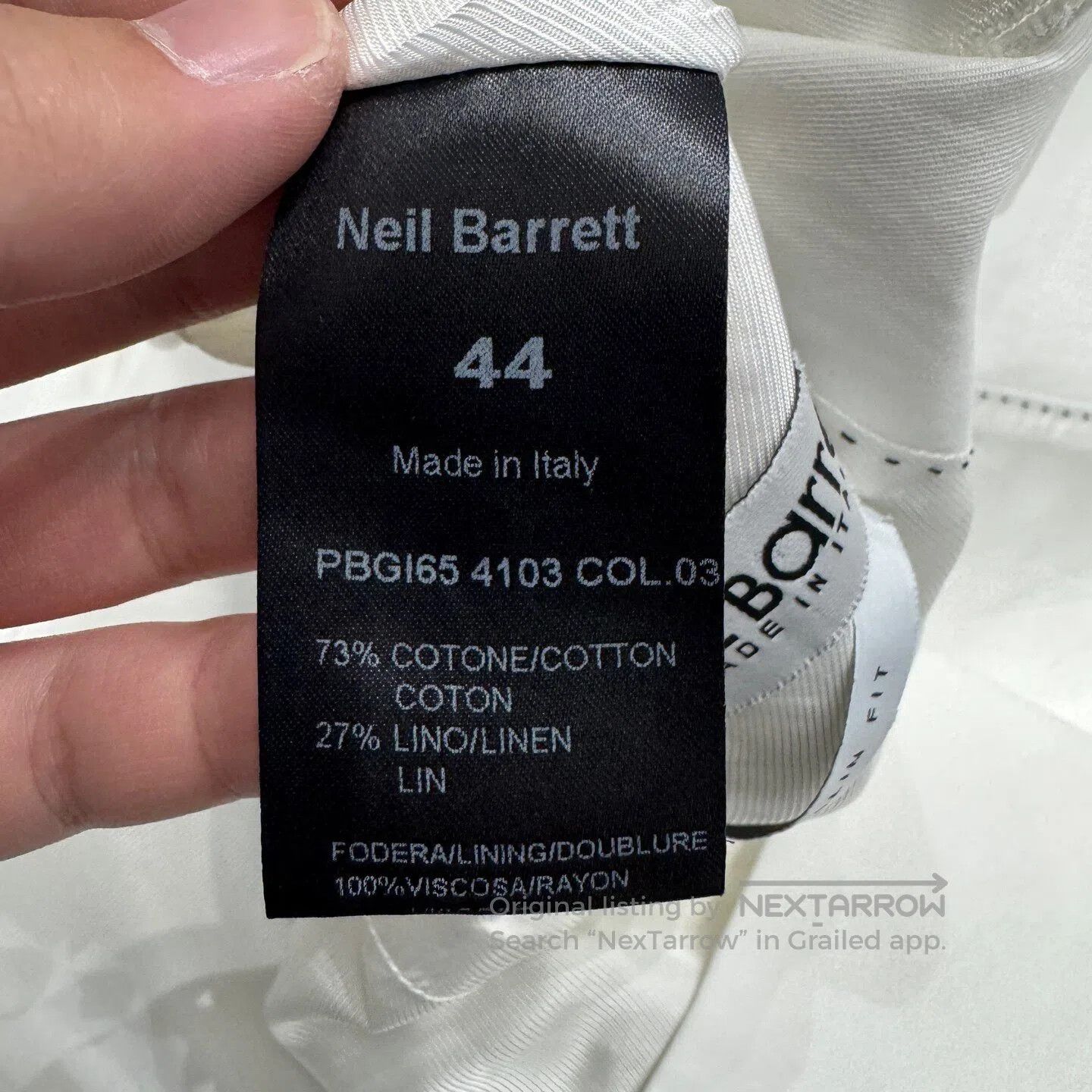 Neil Barrett Neil Barrett Casual suit jacket| Size 44R - 4 Thumbnail