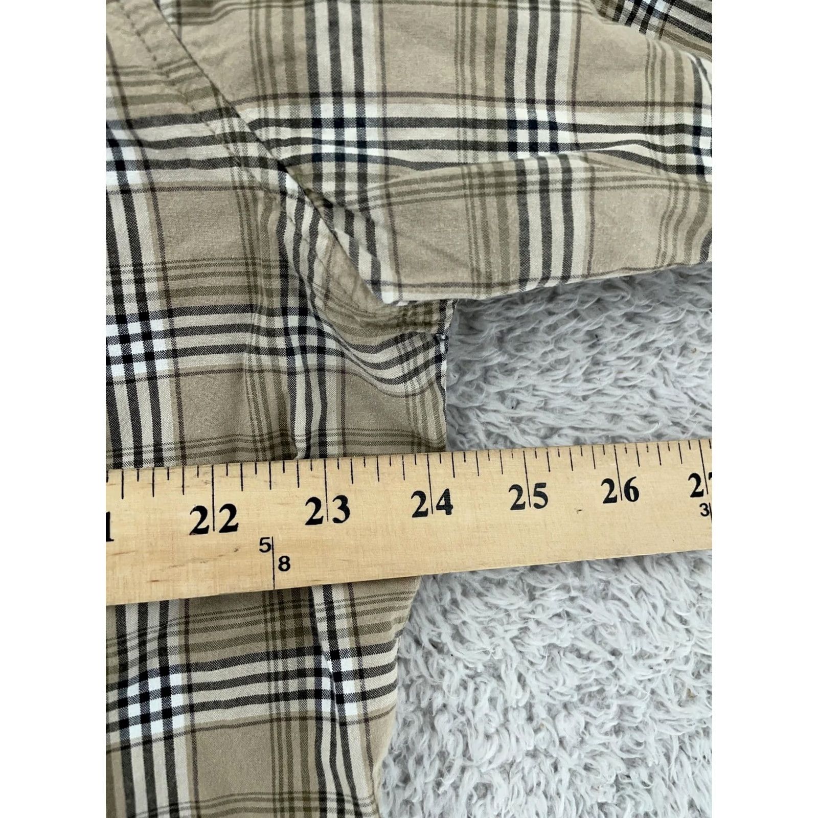 Carhartt VINTAGE Carhartt Shirt Mens XL Dark Tan Plaid Short Sleeve Button Up Workwear S245 DKT Size US XL / EU 56 / 4 - 6 Thumbnail