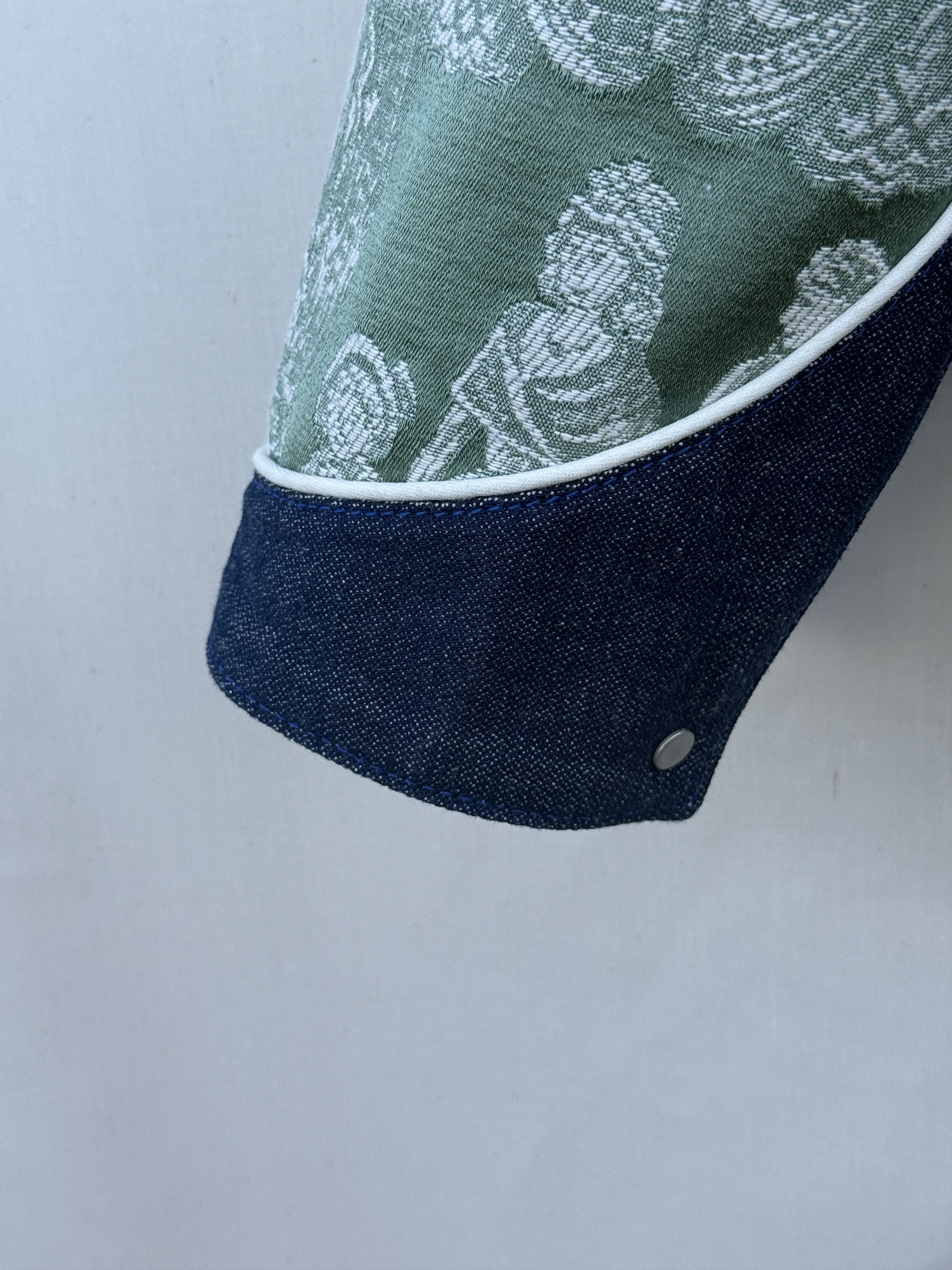 Other Vimeux Broken Weave Denim Chore Jacket With Novelty Lining Size US M / EU 48-50 / 2 - 6 Thumbnail
