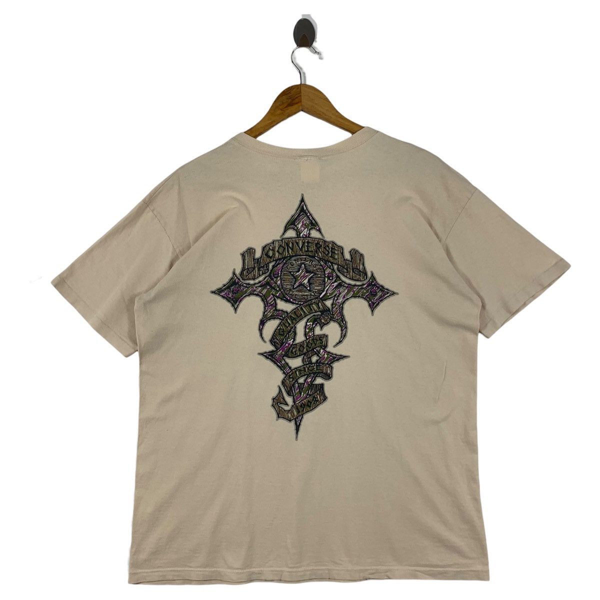 Converse × Vintage Vintage CONVERSE Chuck taylor tee Size US L / EU 52-54 / 3 - 1 Thumbnail