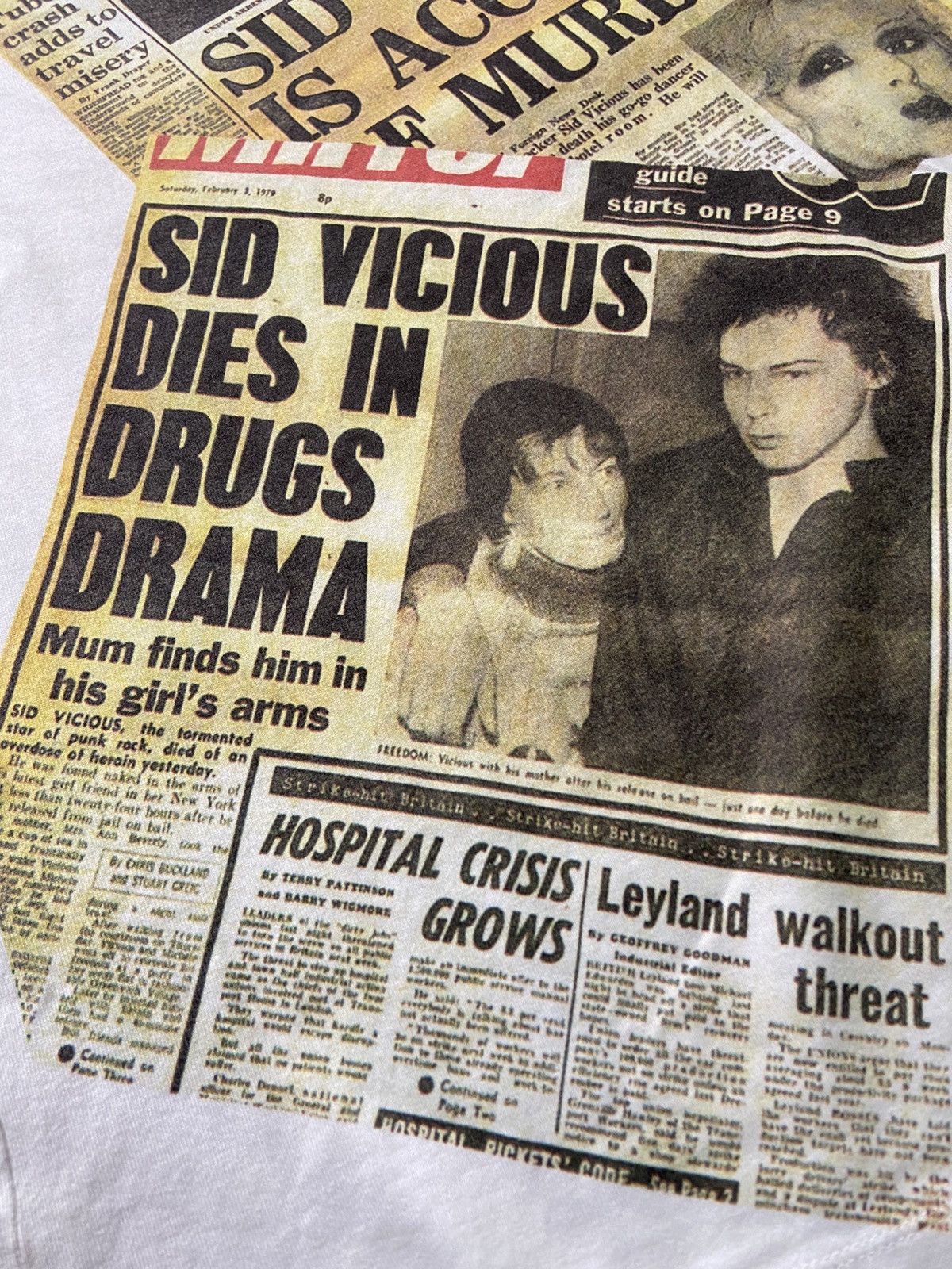 Band Tees Vintage Shellac Sid Vicious 90s Sex Pistols Tee Size US S / EU 44-46 / 1 - 7 Thumbnail
