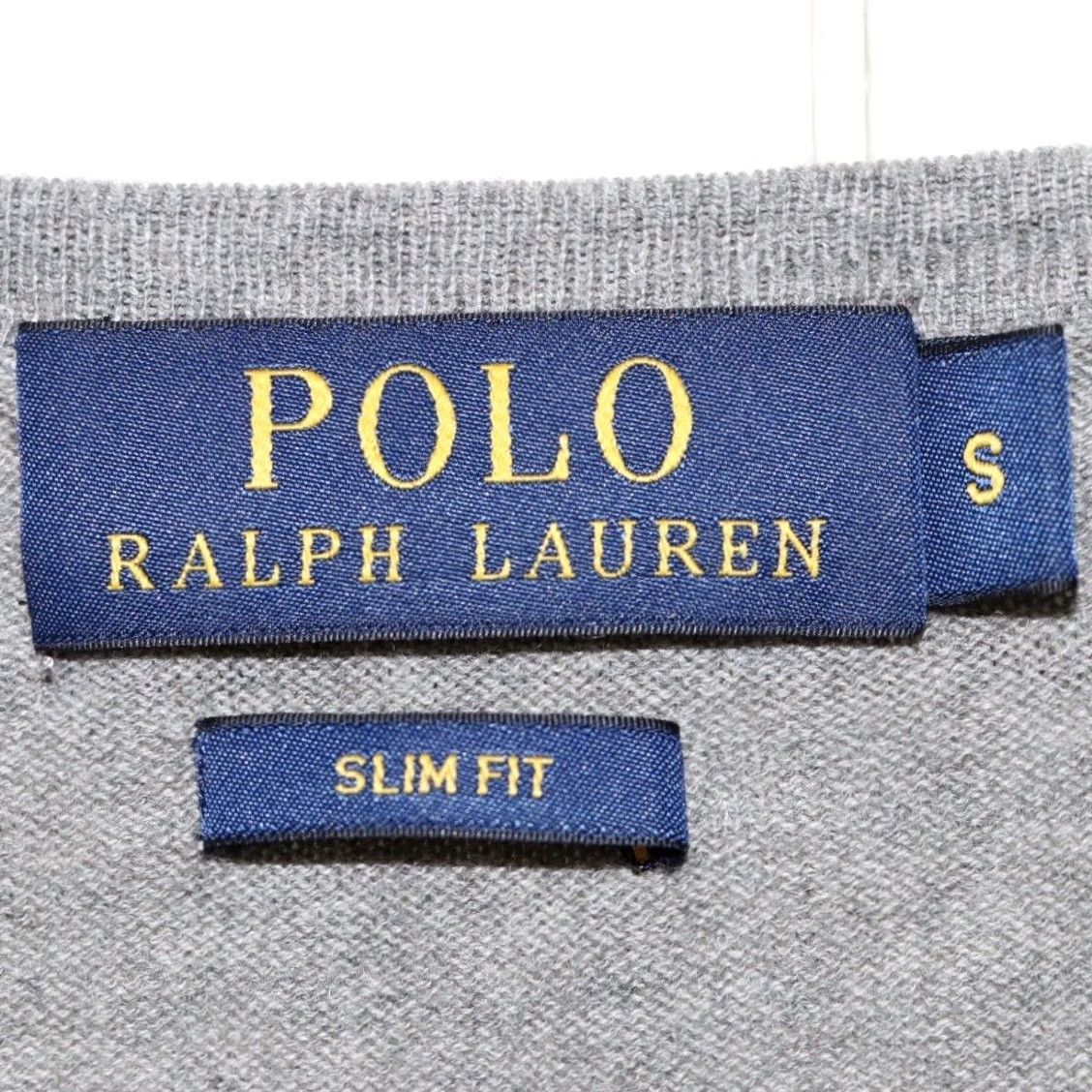 Polo Ralph Lauren Polo Ralph Lauren Top Mens S Jumper Slim Fit Grey Neck pullover Used Size US S / EU 44-46 / 1 - 6 Thumbnail