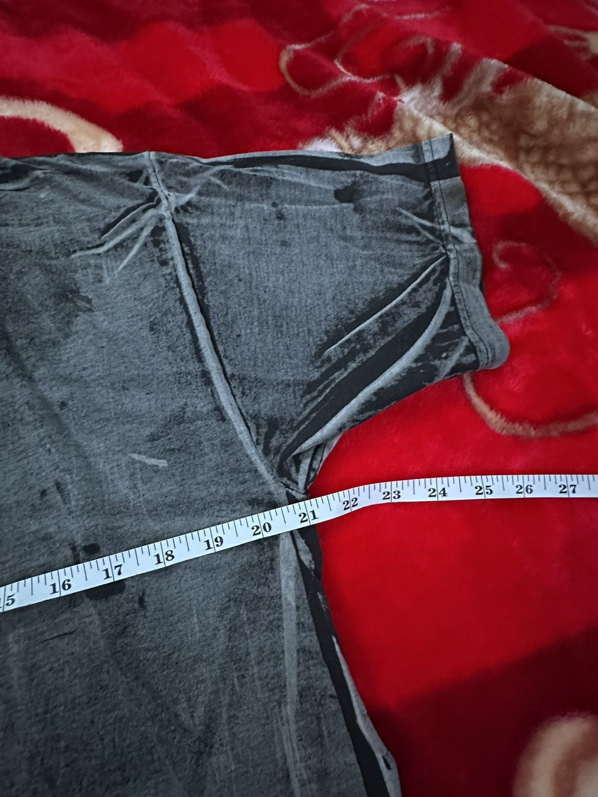 Jimi Hendrix 2008 A.V.E.L.A. Jimi Hendrix Stonewashed AOP Band Shirt Size US XL / EU 56 / 4 - 3 Thumbnail