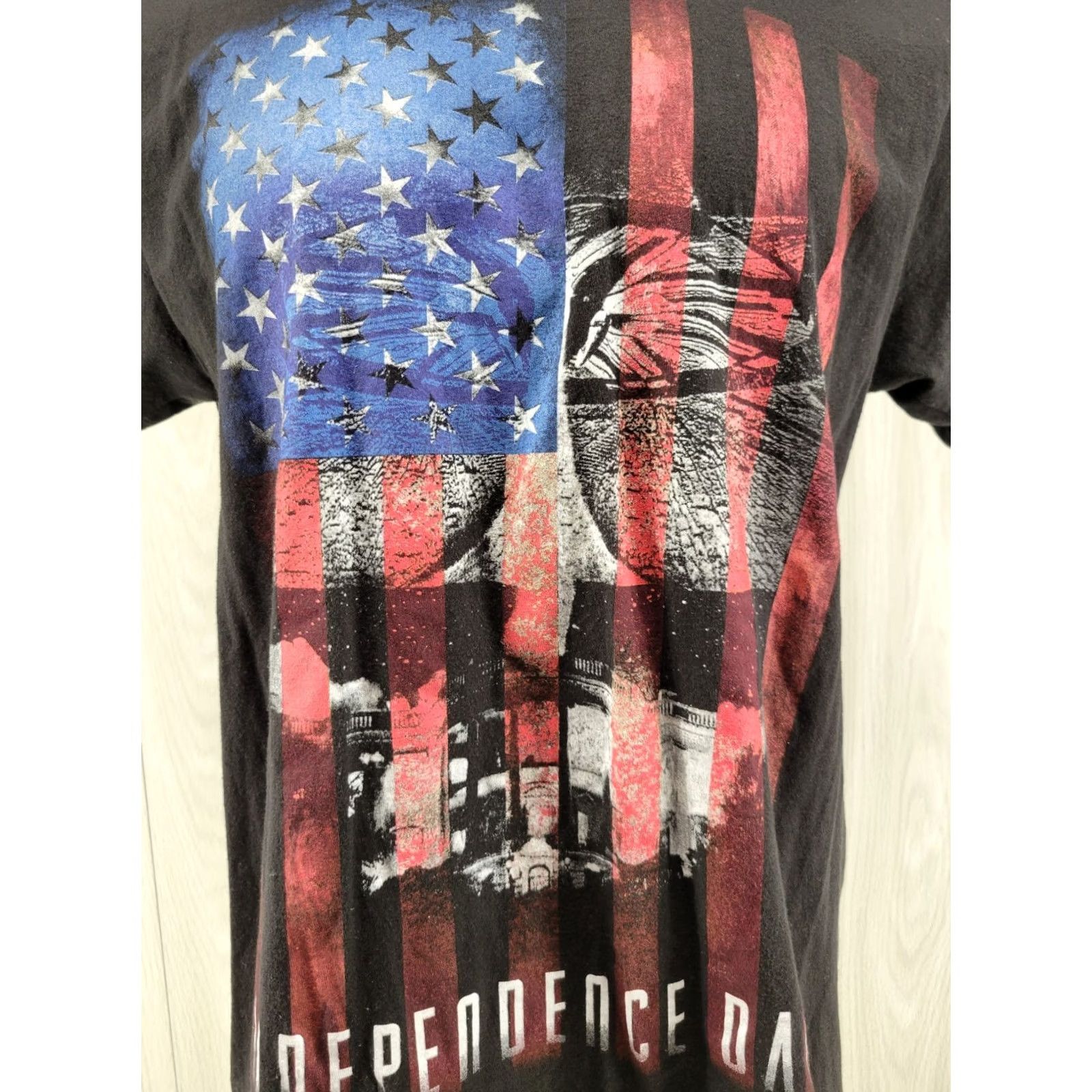Vintage Independence Day Shirt Mens L Black IF4 2016 Movie Promo Twentieth Century Fox Size US L / EU 52-54 / 3 - 2 Thumbnail