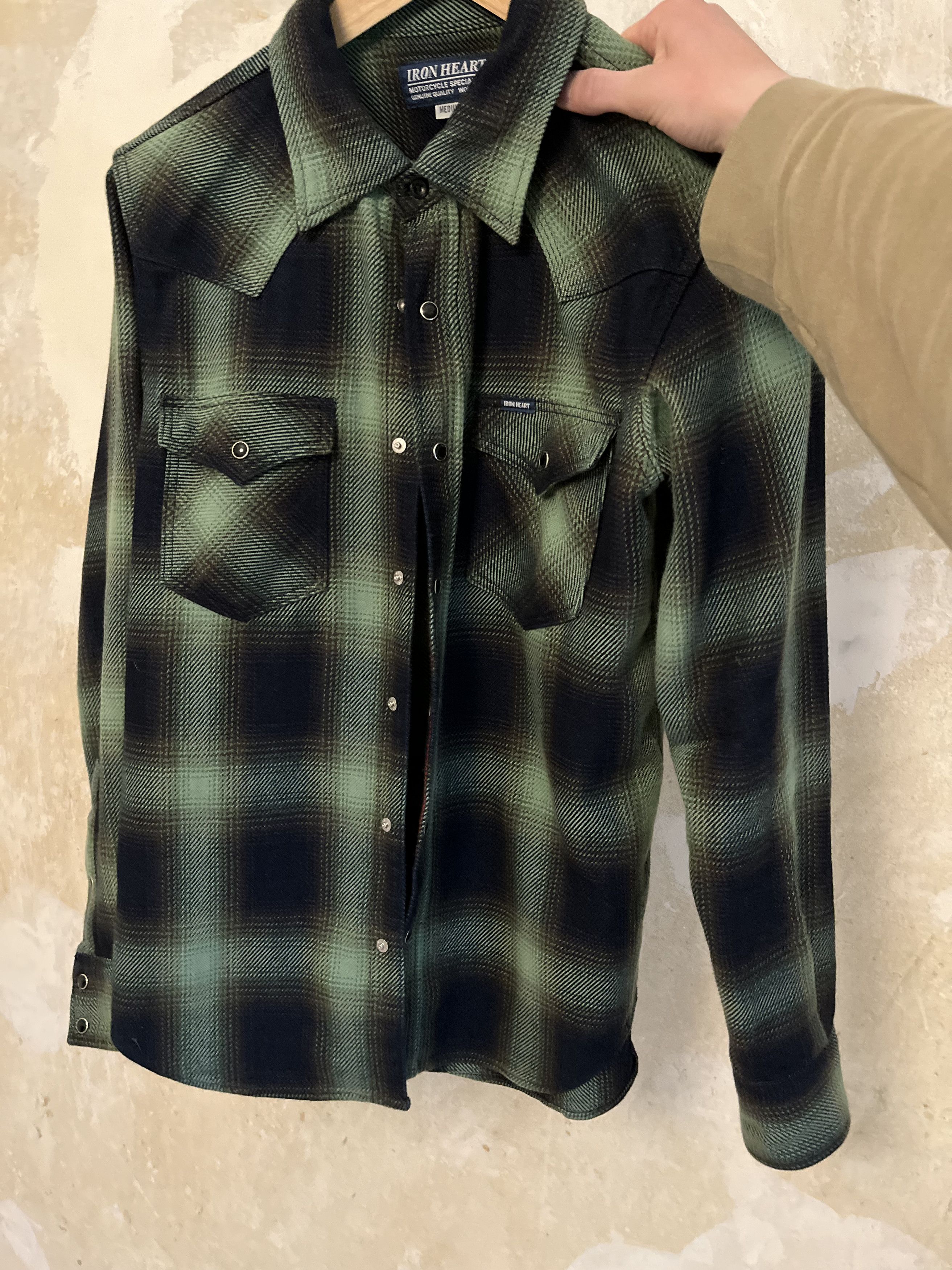 Iron Heart Iron Heart Western Flannel Shirt Grailed
