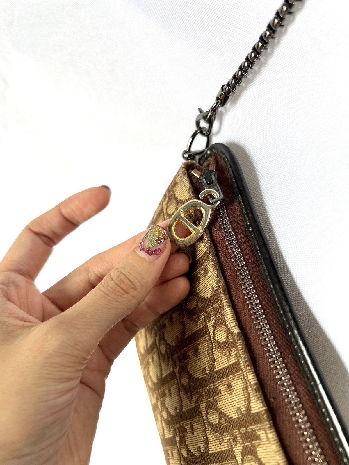 Dior Dior Vintage Trotter Clutch Bag Iconic Size ONE SIZE - 9 Thumbnail