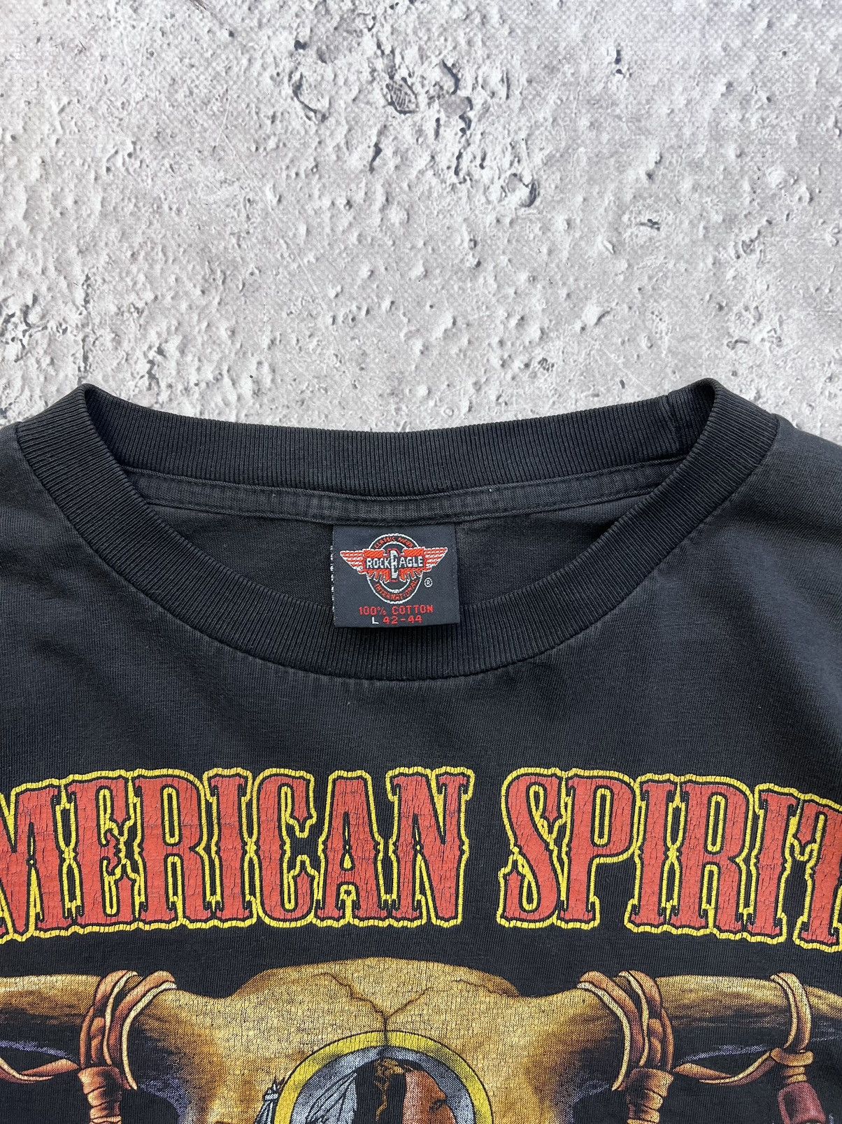 Harley Davidson × Vintage Vintage Harley Davidson ROCK eagles long sleeve t shirt Size US L / EU 52-54 / 3 - 6 Thumbnail
