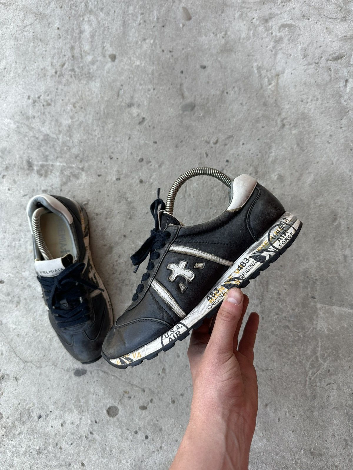 Premiata × Vintage Vintage Premiata Leather Sneakers Low-Top Y2K Old Money Size US 7 / EU 40 - 5 Thumbnail