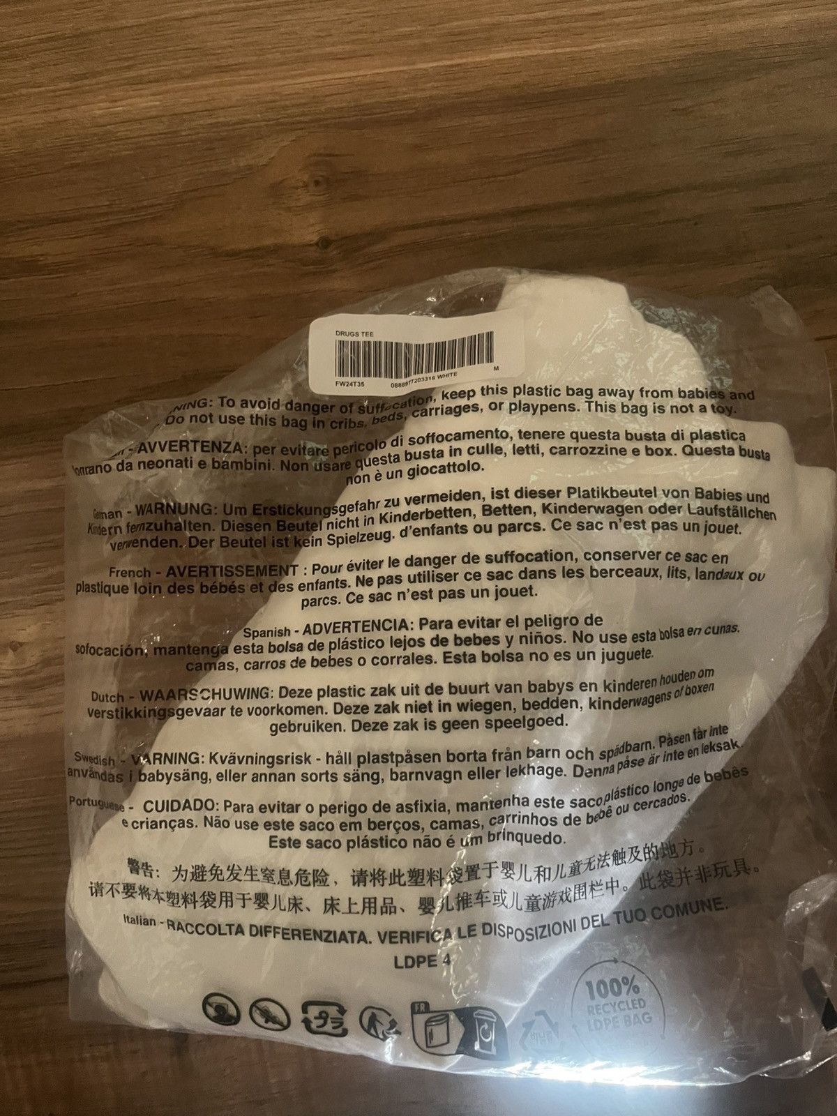 Supreme Drugs tee Size US M / EU 48-50 / 2 - 4 Thumbnail