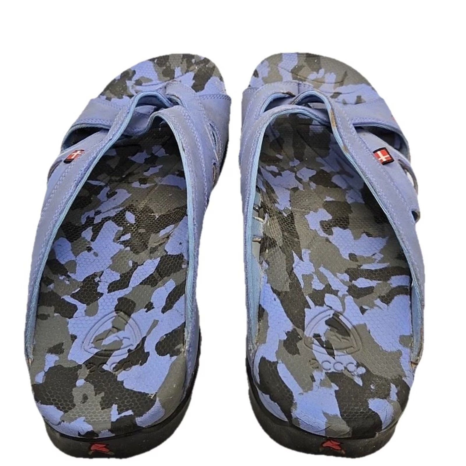 Ecco ECCO Sport Sandals Womens 9 Blue Strappy Outdoor Walking Comfort Trail Size US 9 / IT 39 - 3 Thumbnail