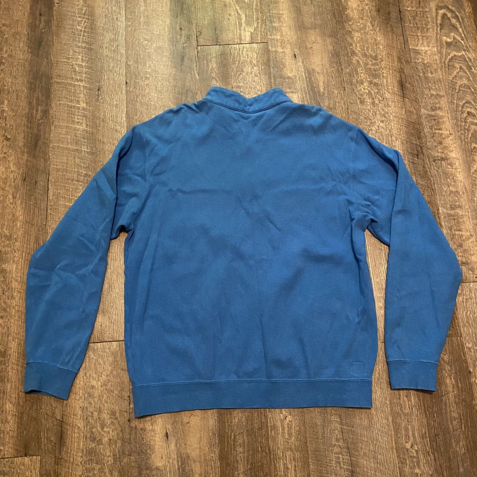 Peter Millar Peter Millar Pullover 1/4 Zip Cotton Sweater Blue Mens XL Size US XL / EU 56 / 4 - 4 Thumbnail