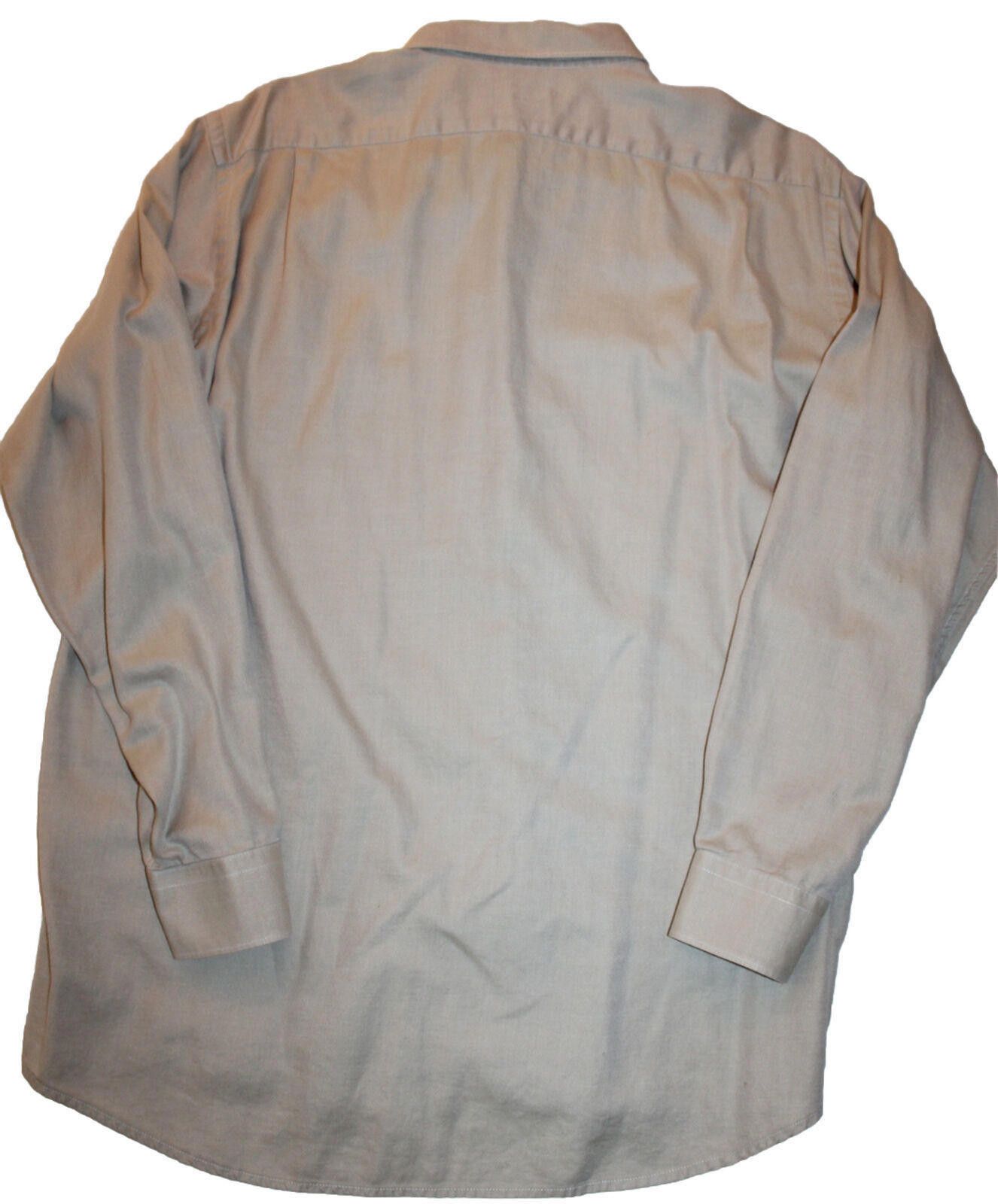 Lacoste Lacoste Mens Tan Button Up Long Sleeve Shirt Size 42 Size US M / EU 48-50 / 2 - 2 Thumbnail