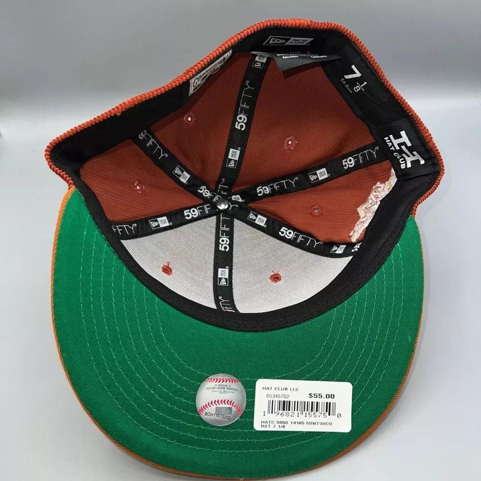 New Era Minnesota Twins Hat Men 7 1/8 Corduroy Fitted Cap New Size ONE SIZE - 4 Thumbnail
