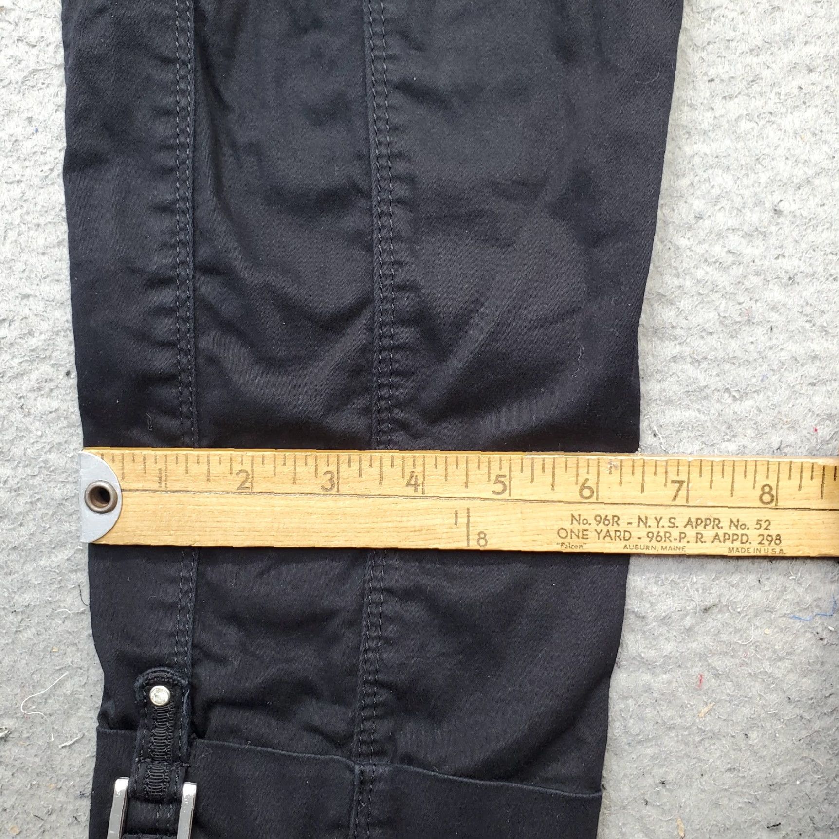White House Black Market White House Black Market Pants Womens 0 Black Cotton Cargo Utility Flat Front Inseam 23" Regular Size 0 Mens? Size 25" / US 0 / IT 36 - 5 Thumbnail