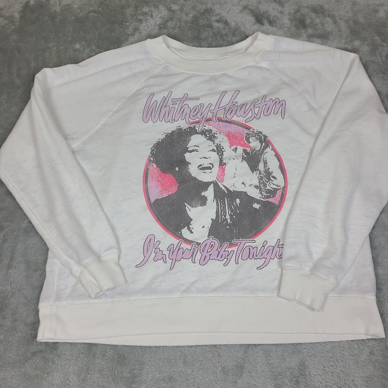 Vintage Whitney Houston Long Sleeve Sweatshirt Sz S Recycled Karma I Size S / US 4 / IT 40 - 1 Thumbnail