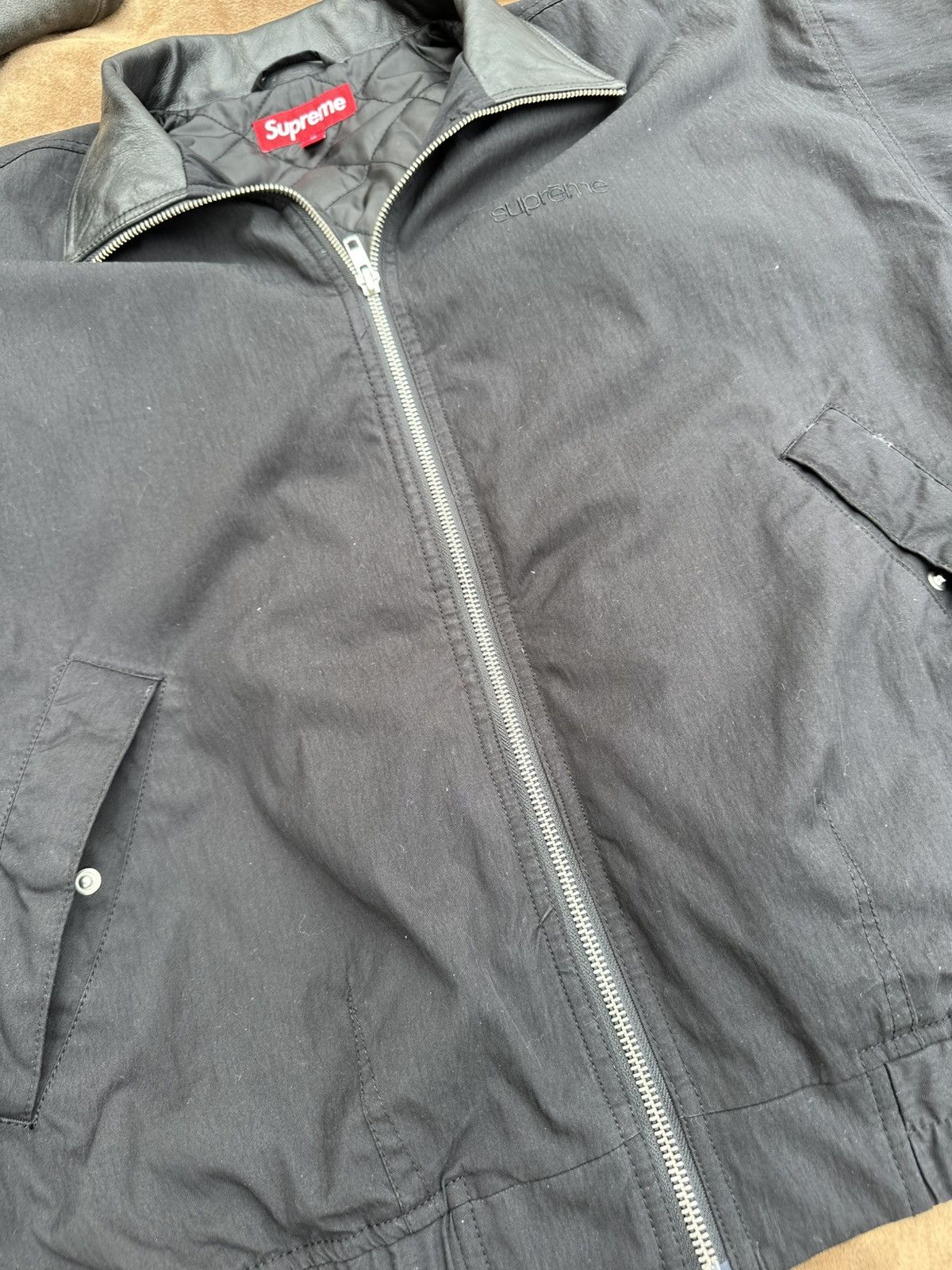 Supreme Supreme Leather Collar Utility Jacket Size US M / EU 48-50 / 2 - 12 Thumbnail