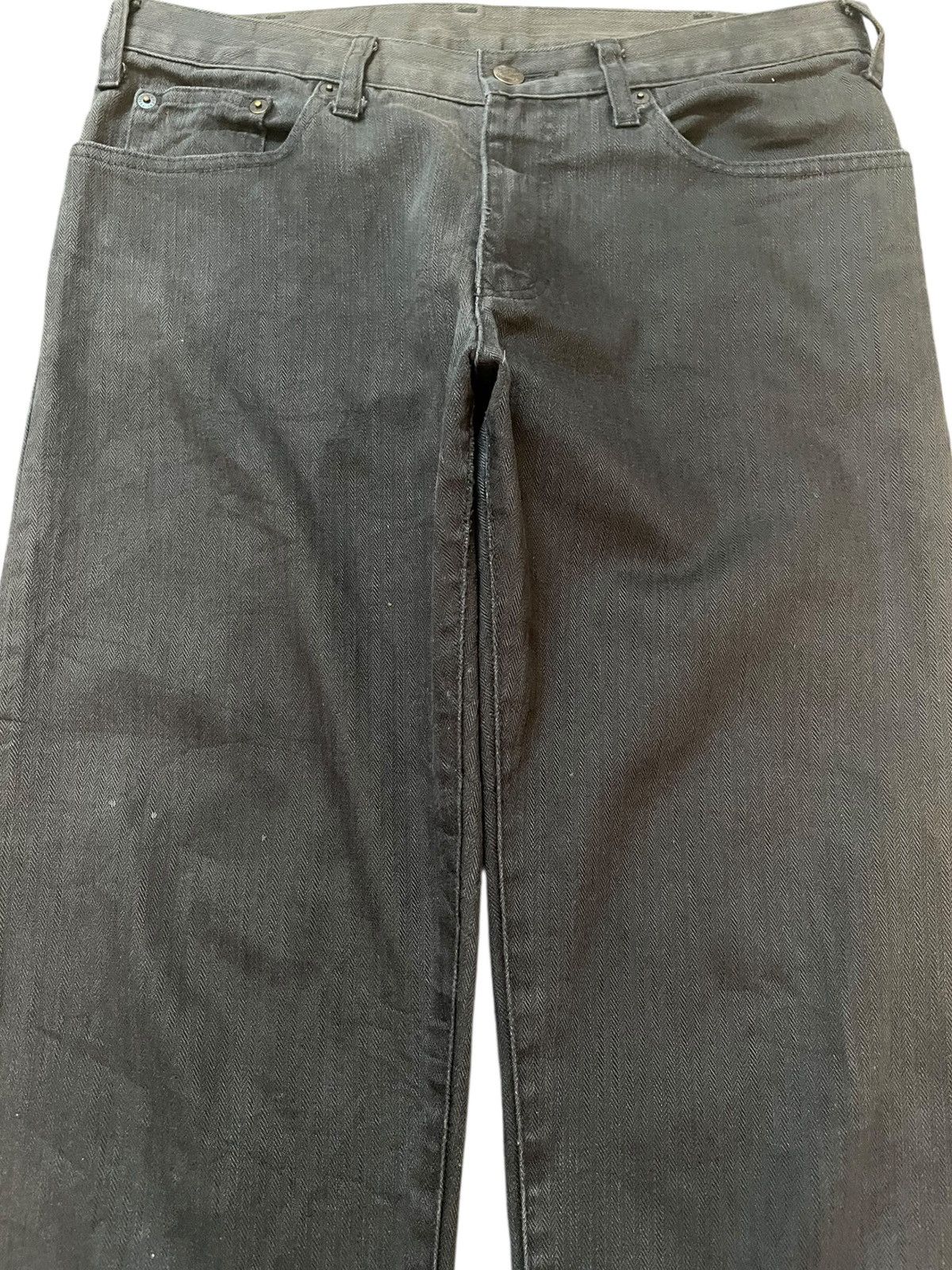 Takeo Kikuchi Vintage Takeo Kikuchi Black Straight Leg Denim Size US 31 - 2 Thumbnail