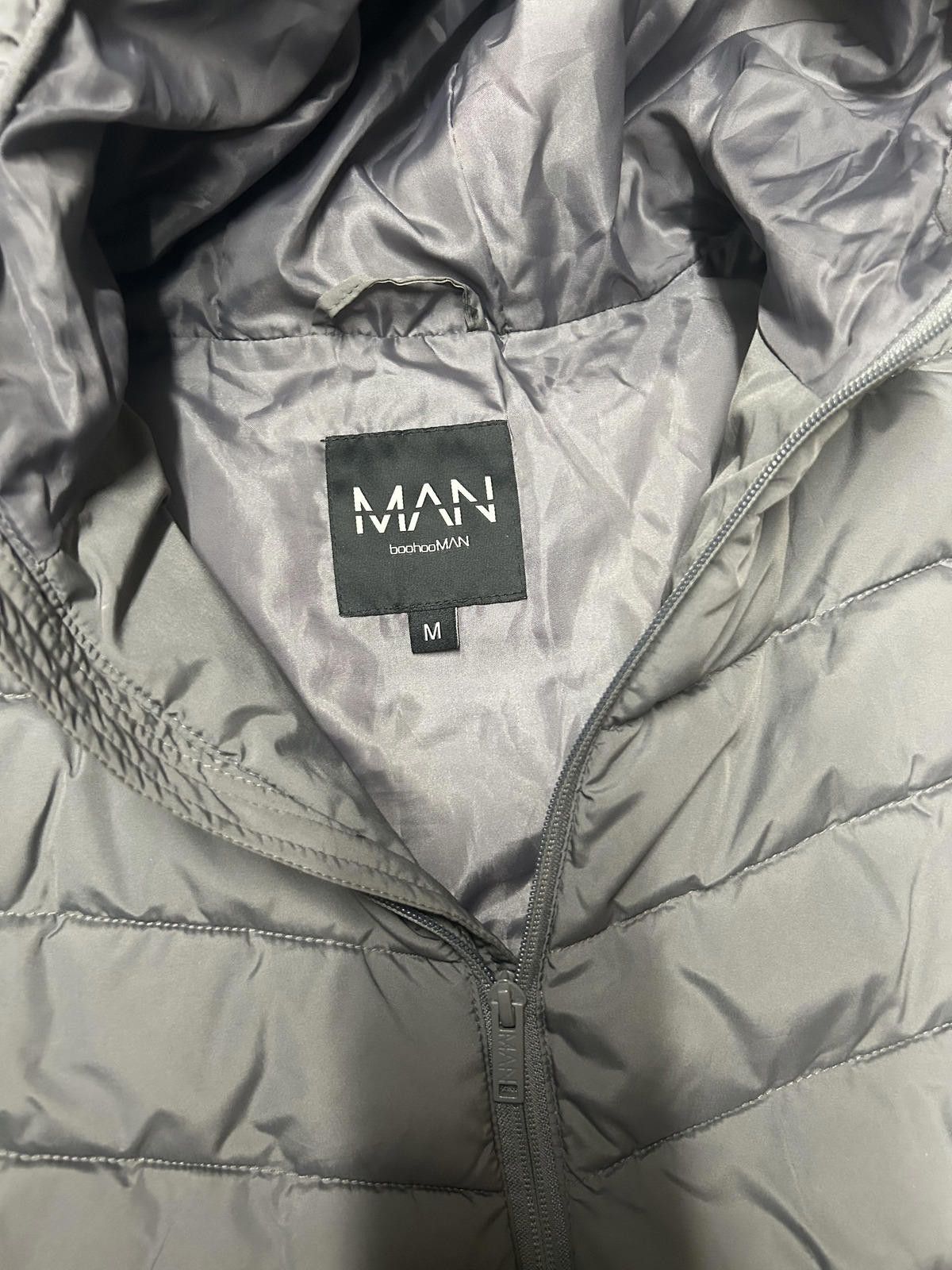 7 For All Mankind Stylish Padded Grey Vest with Hood by MAN Size US S / EU 44-46 / 1 - 3 Thumbnail