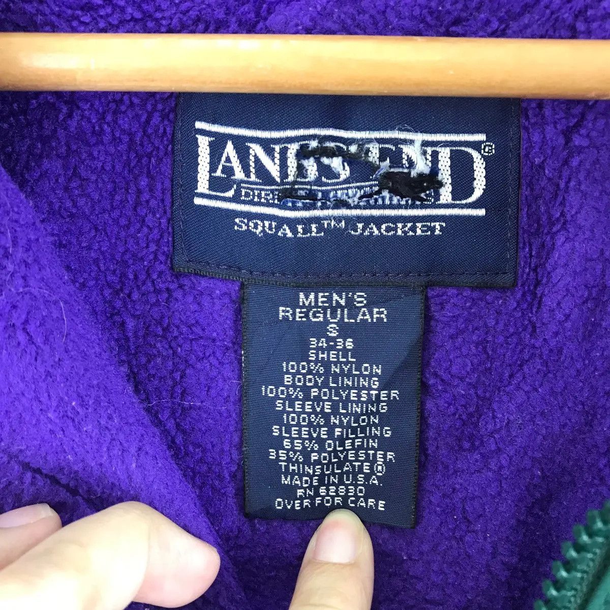 Lands' End Vtg LAND’S END Squall Thinsulate Jacket Parka Trench Size S / US 4 / IT 40 - 6 Thumbnail
