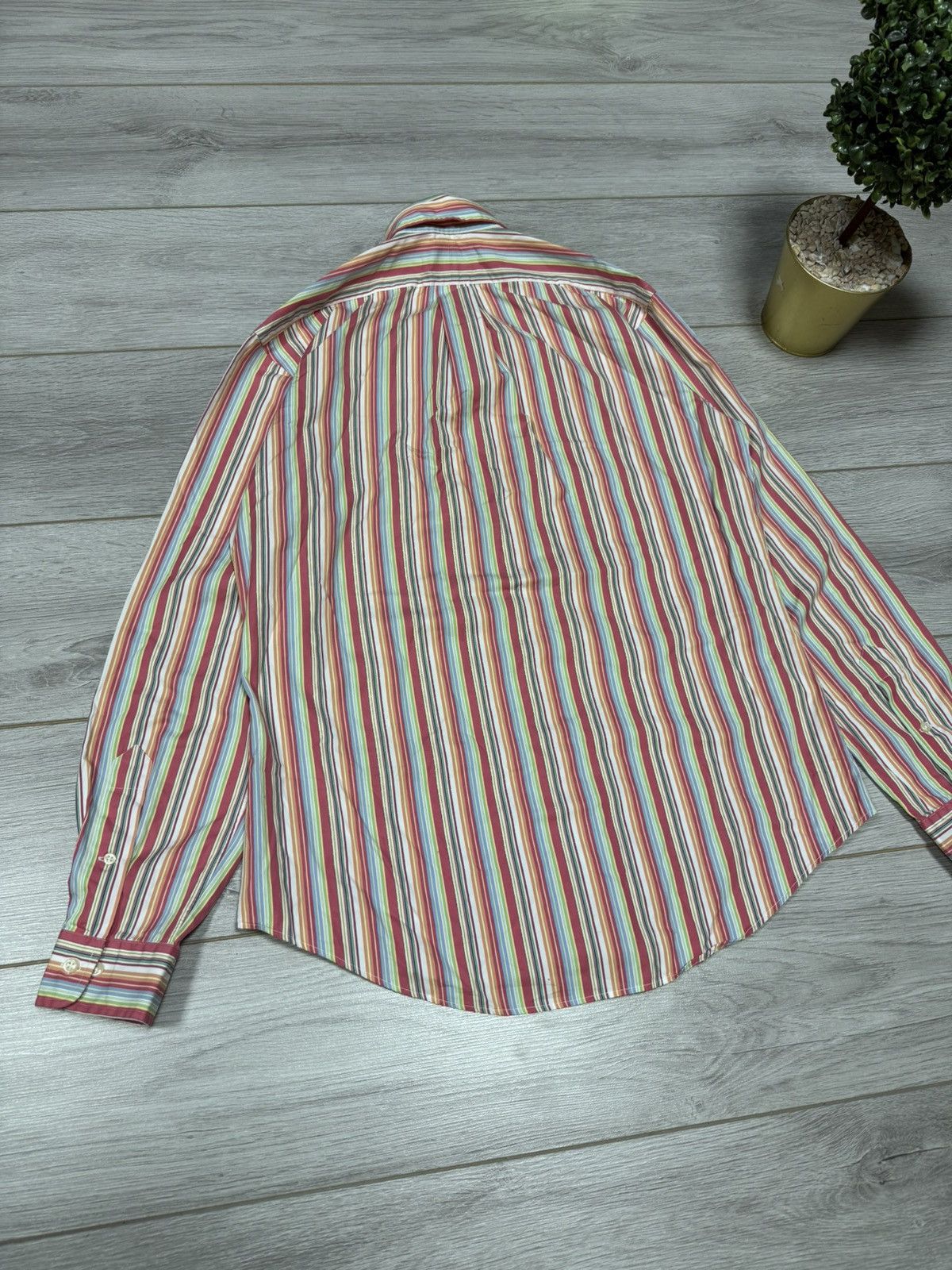 Polo Ralph Lauren Ralph Lauren POLO vintage stripped shirt buttons Size US M / EU 48-50 / 2 - 8 Thumbnail