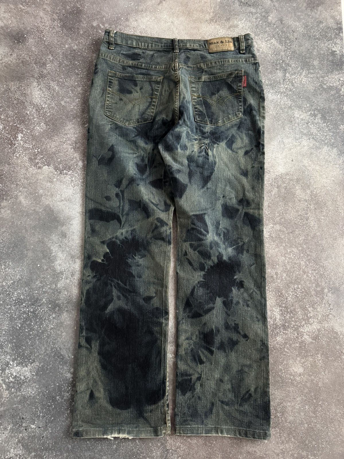 If Six Was Nine × Japanese Brand Amazing Vintage Avant-Garde Washed Jeans Size US 31 - 2 Thumbnail