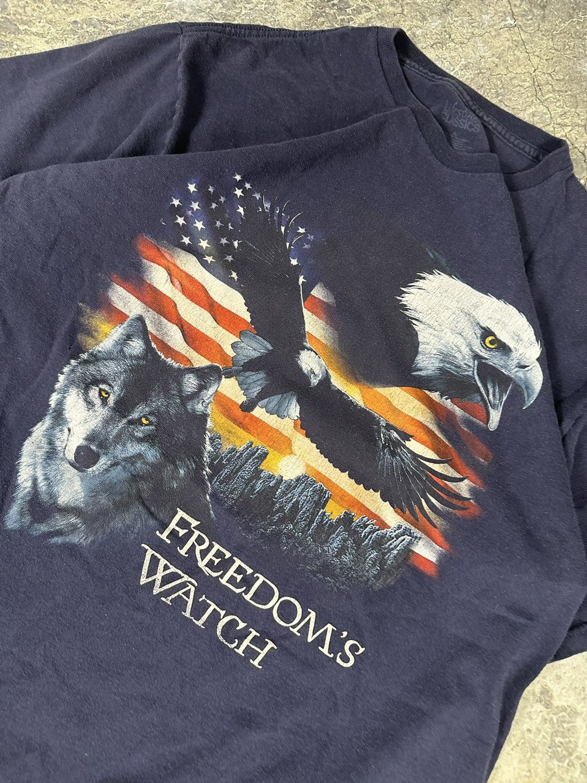 Vintage Vintage America Freedom Tee Size US L / EU 52-54 / 3 - 3 Thumbnail