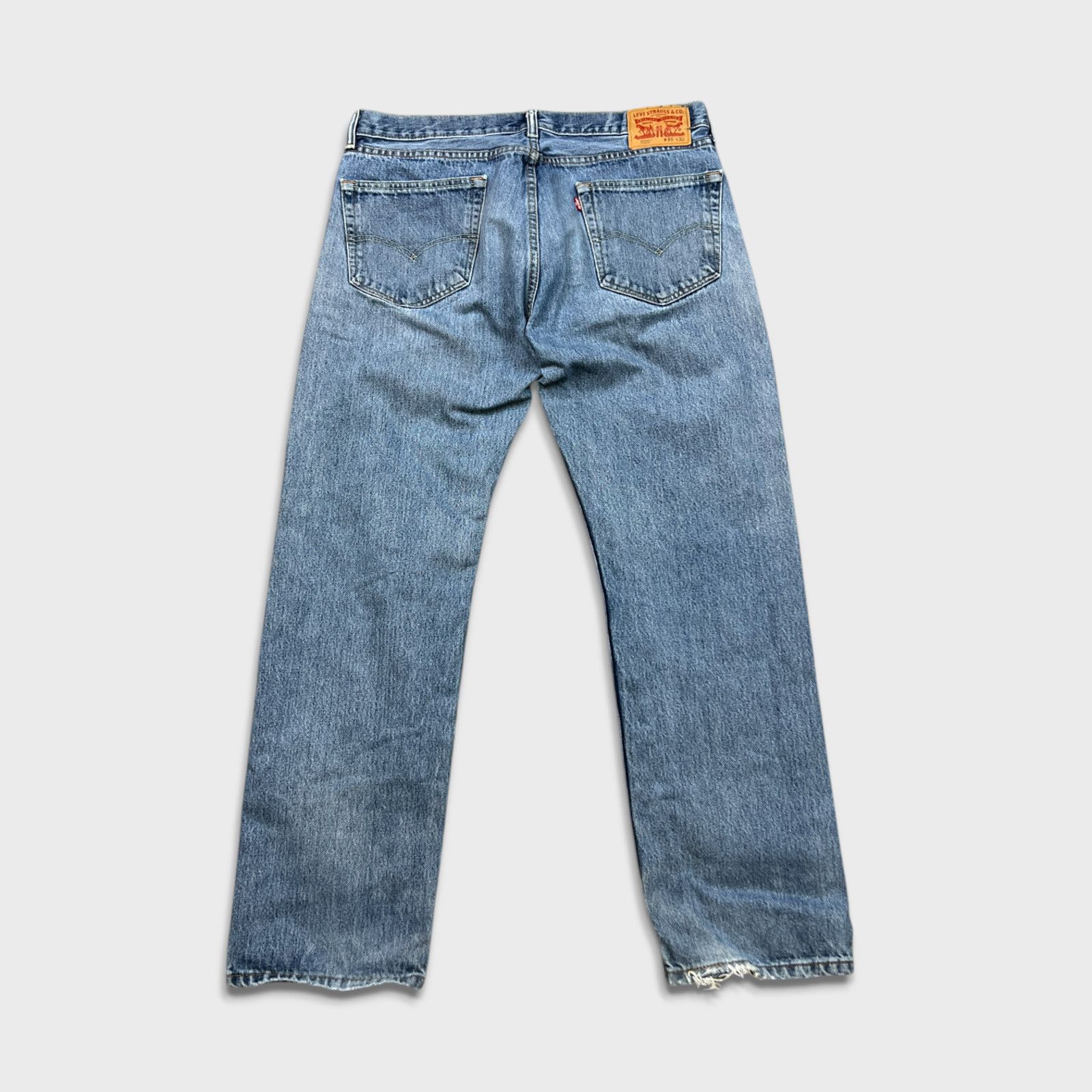 Levi's × Vintage Levi's 505 Jeans 36x32 Original Straight Leg Denim Pants Size US 36 / EU 52 - 5 Thumbnail