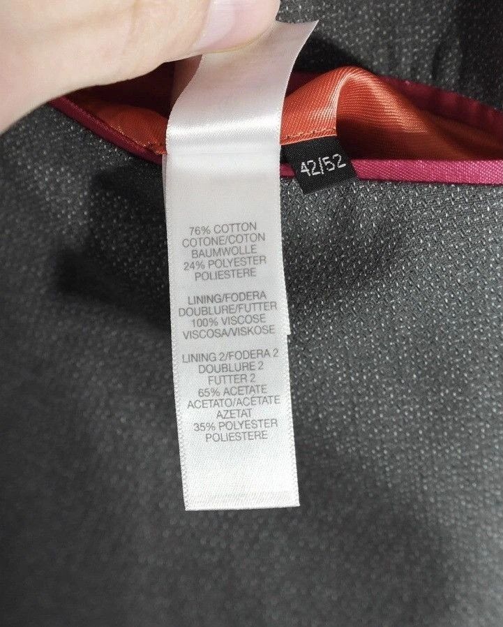 Paul Smith Paul Smith Cotton Blazer Men's Sz 42/52 Gray Size 42R - 9 Thumbnail
