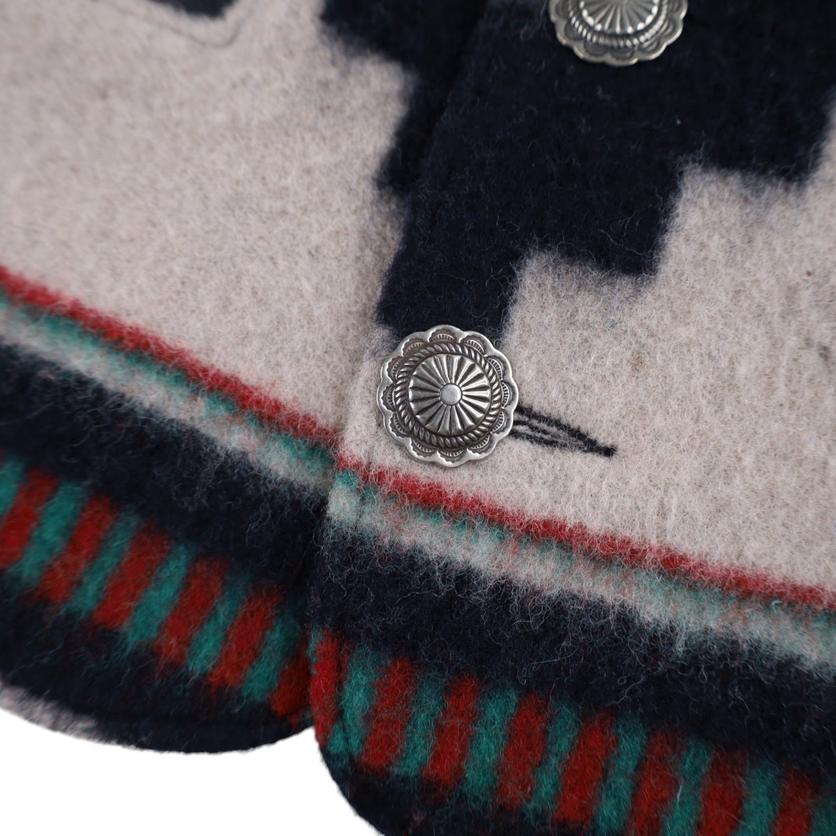 Vintage VINTAGE Navajo Arizona Southwestern Print Wool Vest Gray Mens Large Vest Size US L / EU 52-54 / 3 - 4 Thumbnail