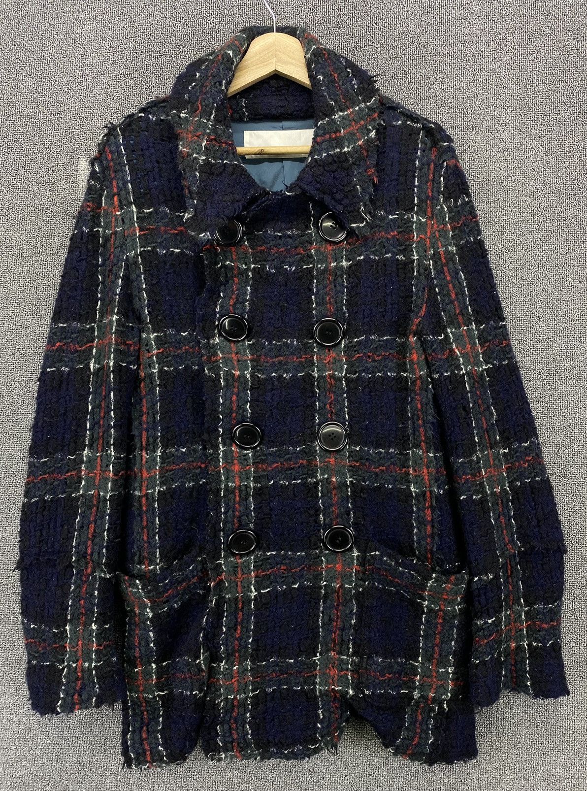 Issey Miyake Vintage Issey Miyake Sunaokuwahara Knitted Coat Jacket Size M / US 6-8 / IT 42-44 - 2 Thumbnail