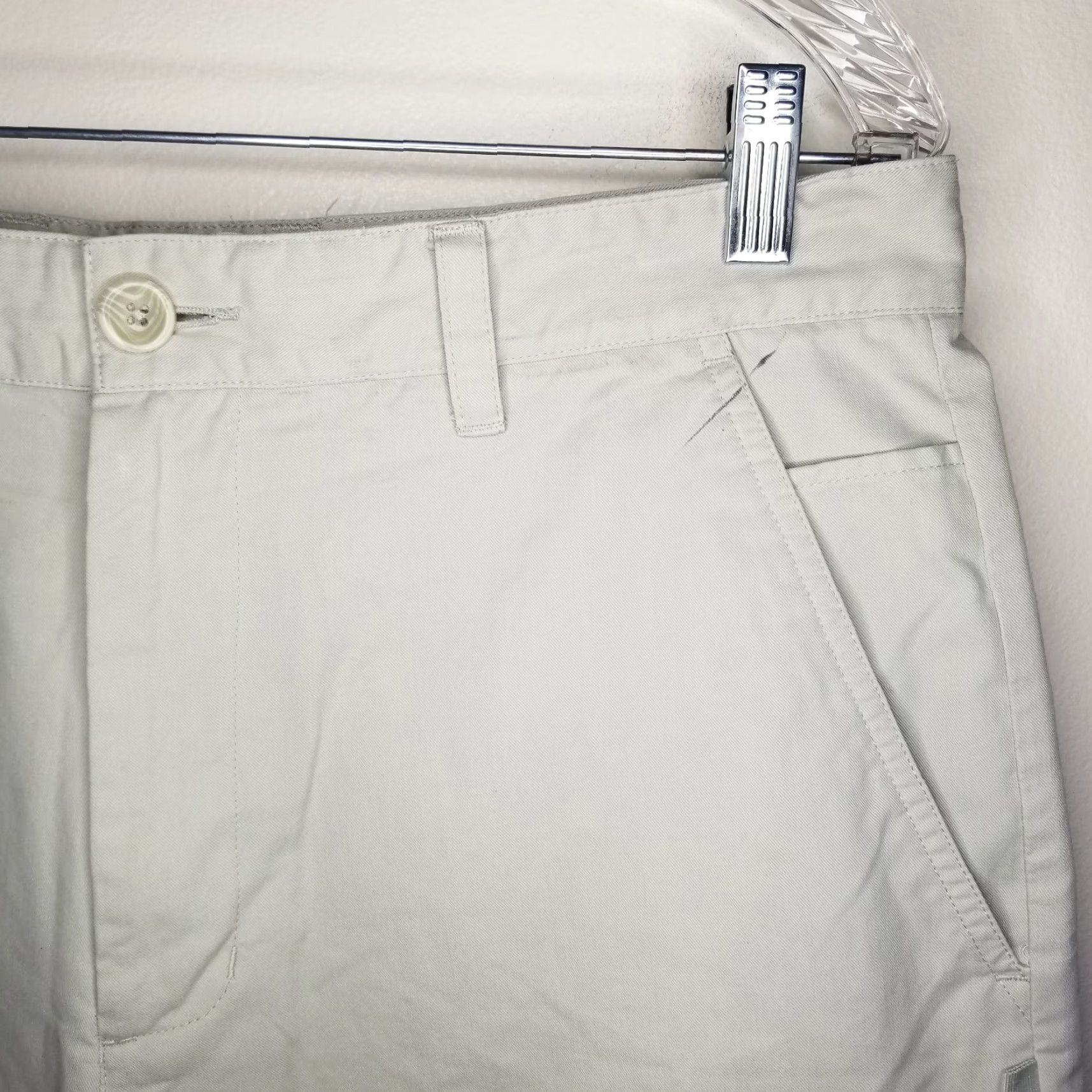 Tasso Elba Tasso Elba Golf Mens Beige Cargo Shorts Size 34 Size US 34 / EU 50 - 2 Thumbnail
