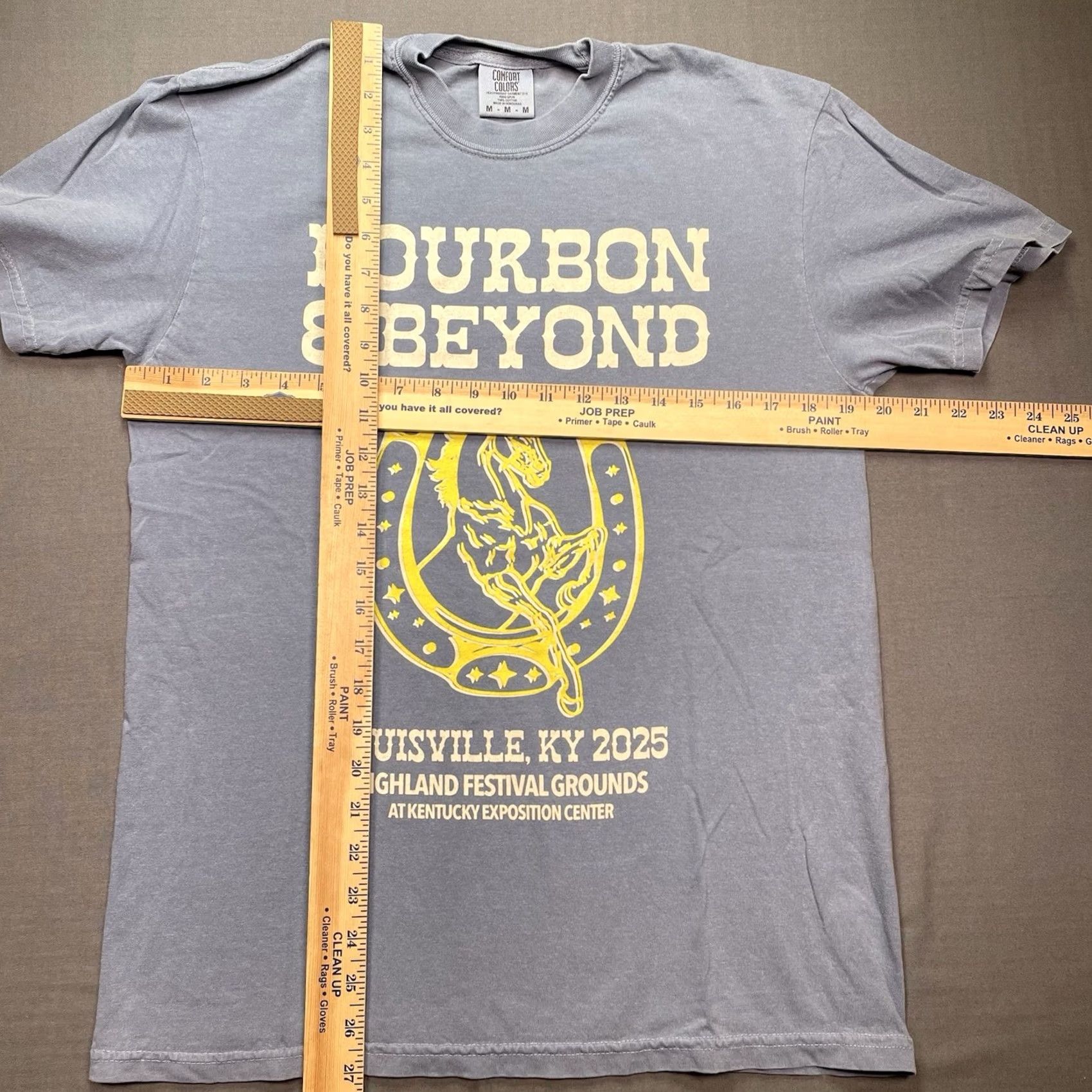 Comfort Colors Bourbon And Beyond Shirt Mens Medium Phish Sting Lumineers Jack White Rock 2025 Blue T-Shirt Band Mens Size US M / EU 48-50 / 2 - 4 Thumbnail