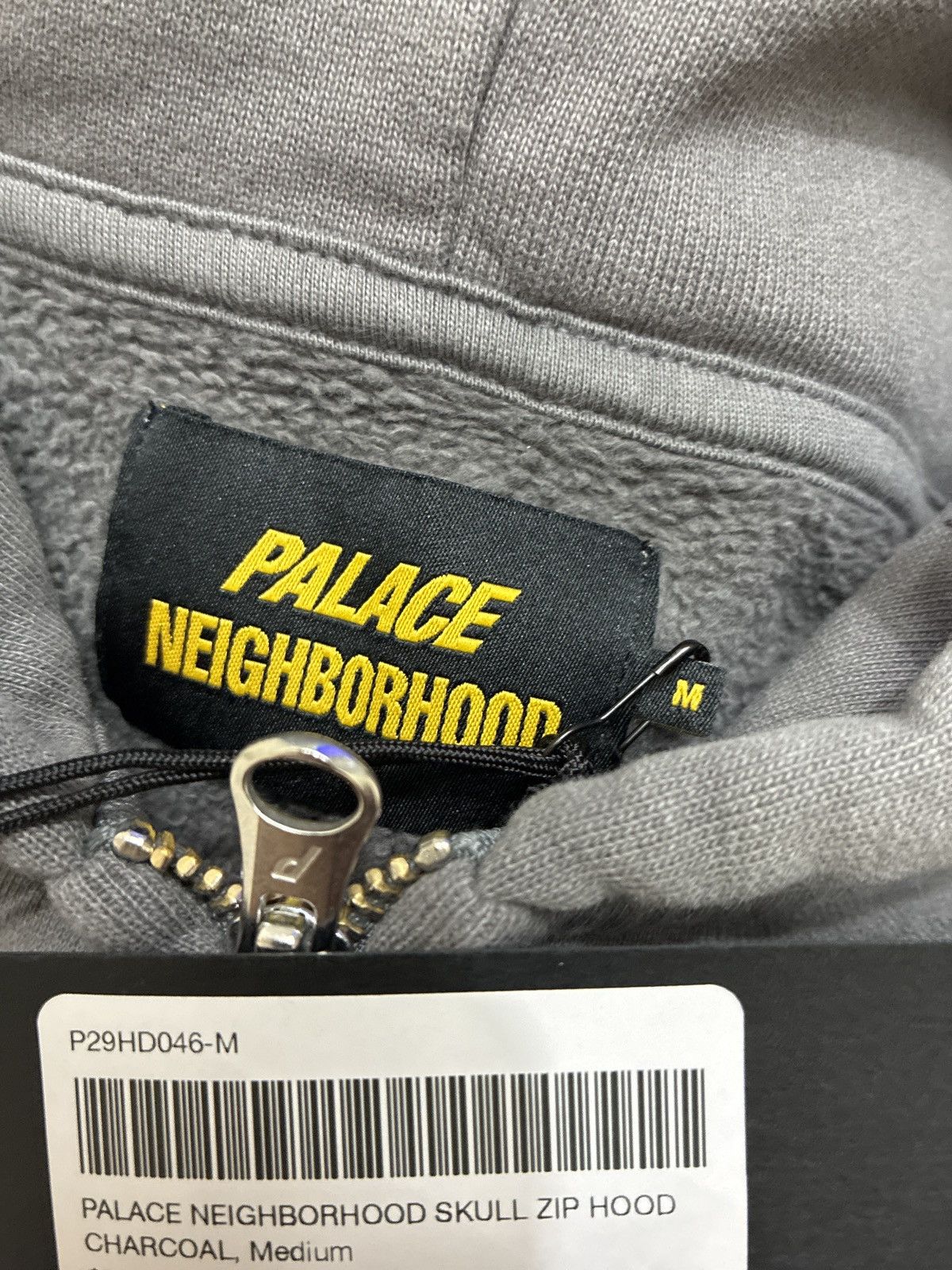 Palace Palace x Neighborhood Skull Zip Up Charcoal Grey Size US M / EU 48-50 / 2 - 5 Thumbnail
