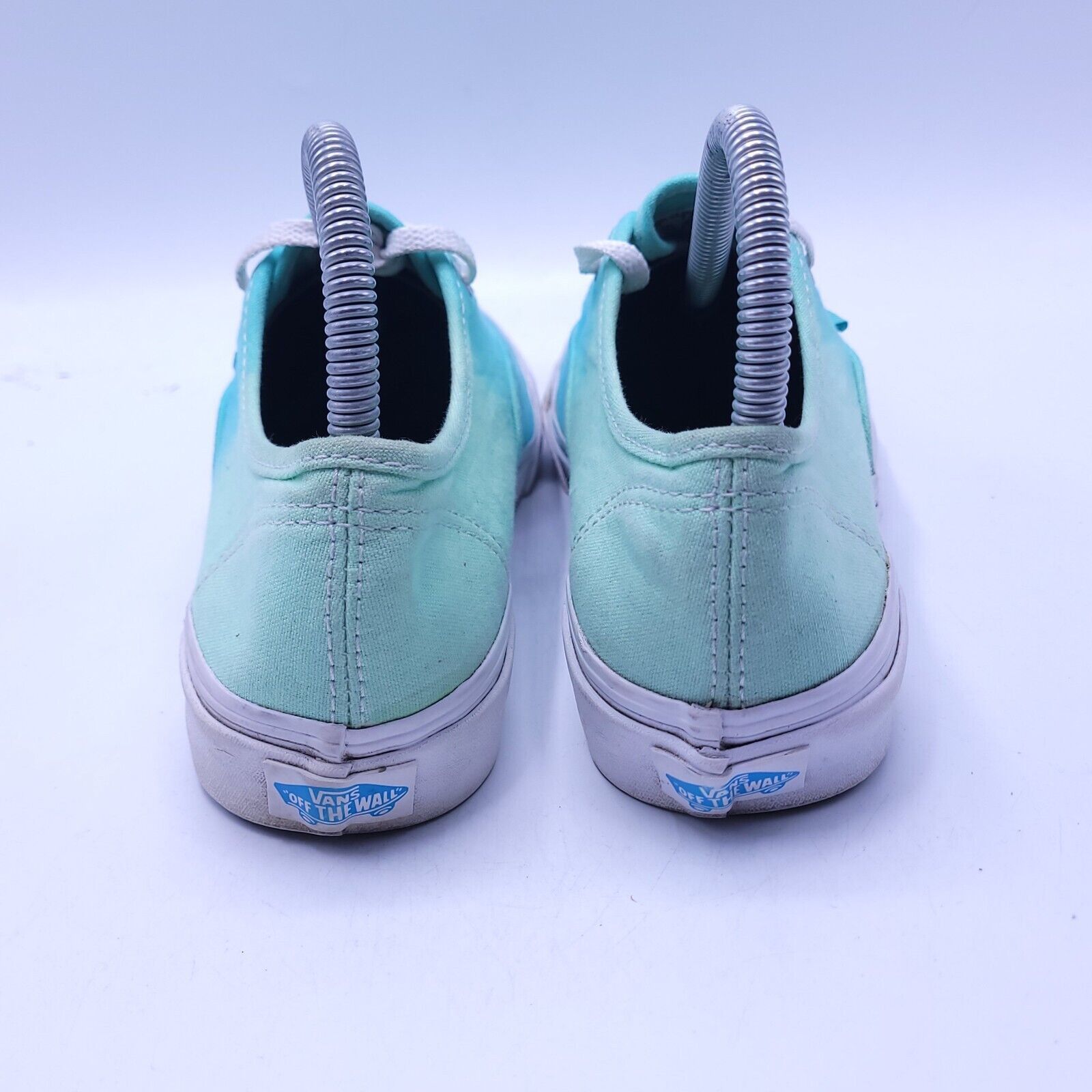 Vans Vans Off the Wall Shoe Women Size 7 Mens 5.5 T375 Blue White Size US 7 / IT 37 - 3 Thumbnail