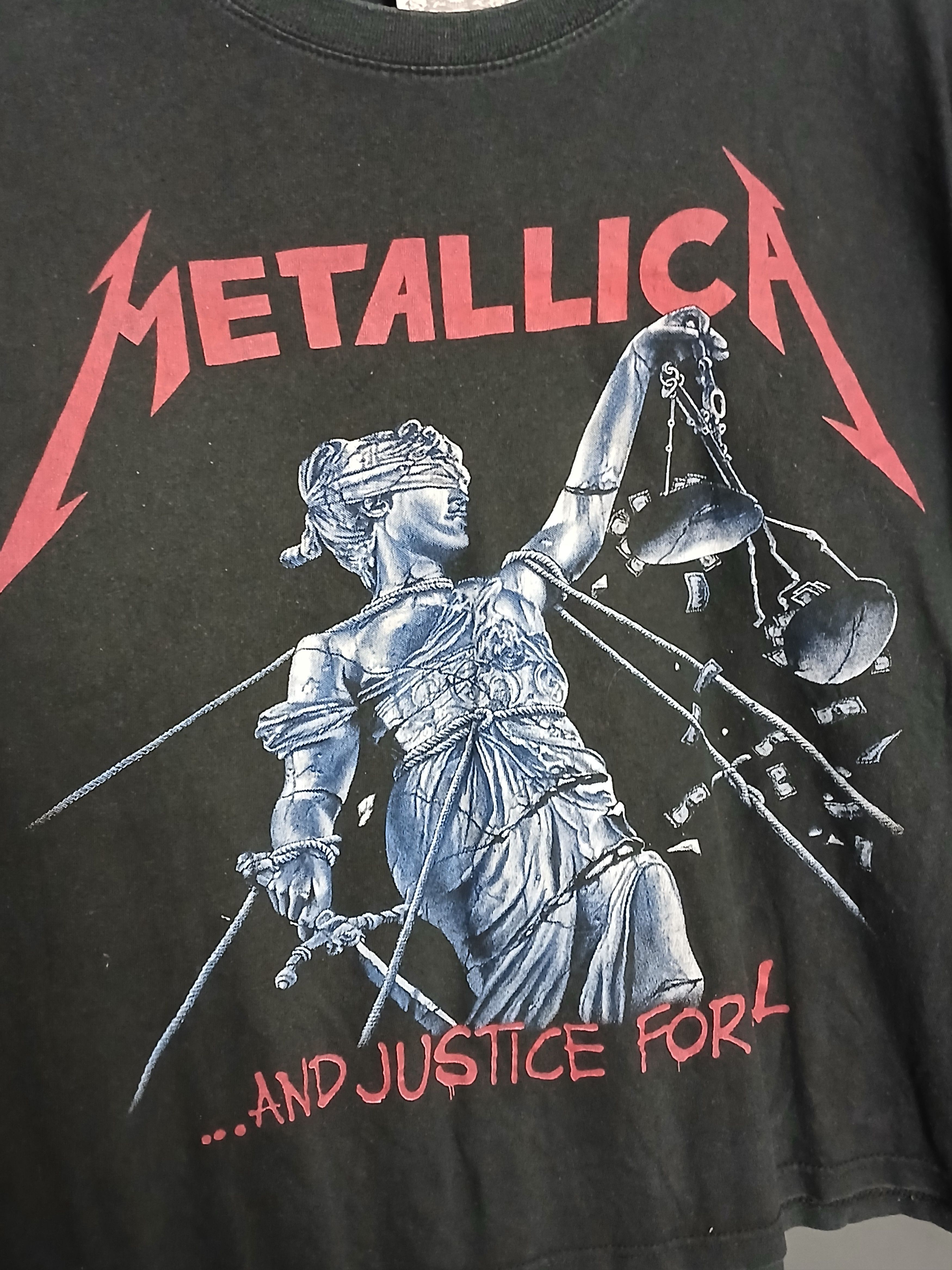 Band Tees × Metallica Metallica And Justice For All T-Shirt Size US M / EU 48-50 / 2 - 3 Thumbnail