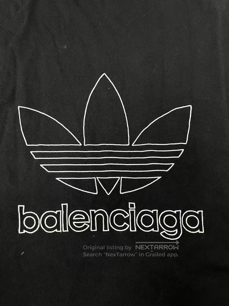 Balenciaga Balenciaga Brand logo letter embroidery round neck short s Size US M / EU 48-50 / 2 - 3 Thumbnail