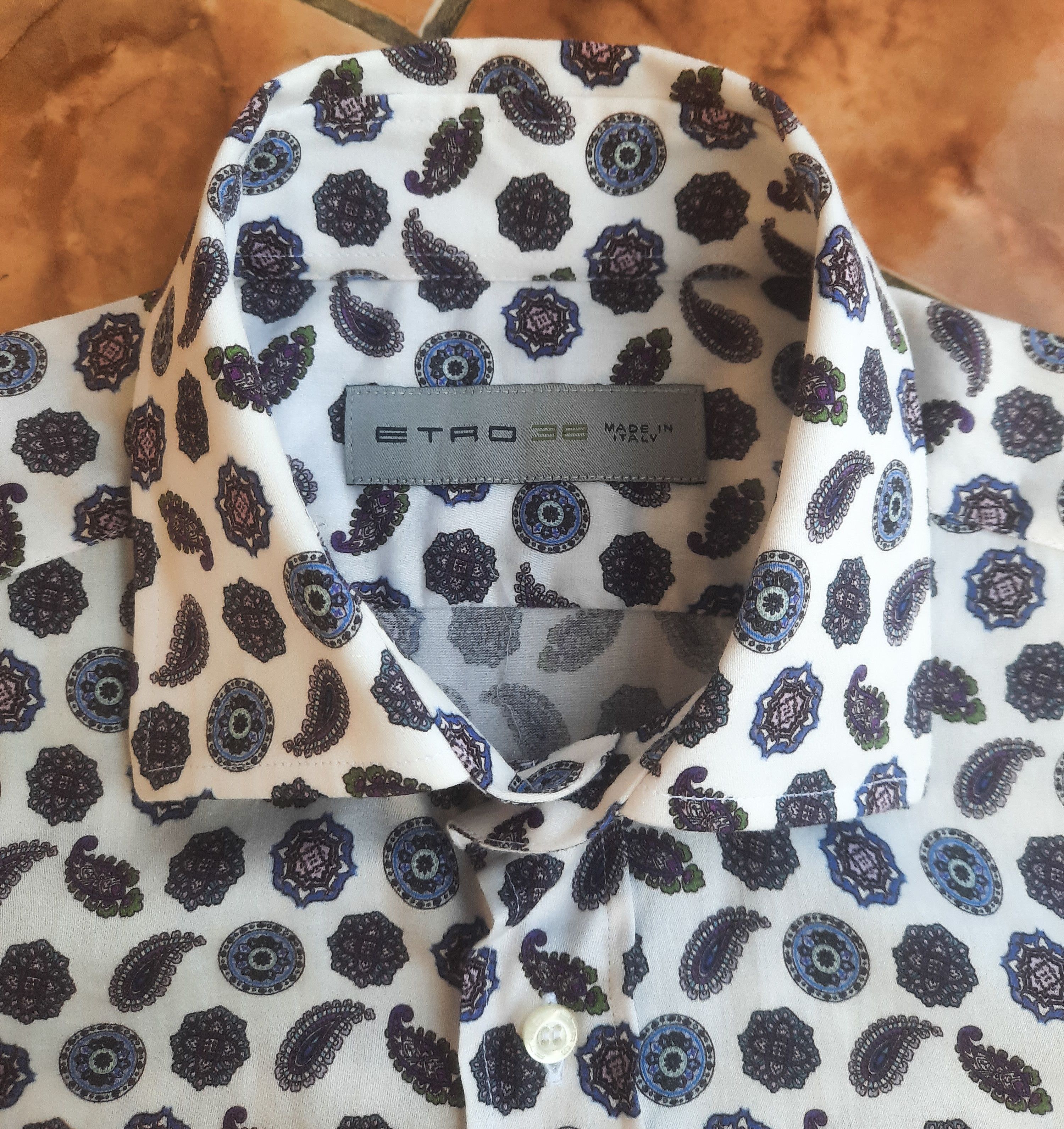 Etro ETRO PAISLEY SHIRT BUTTON Size US M / EU 48-50 / 2 - 3 Thumbnail